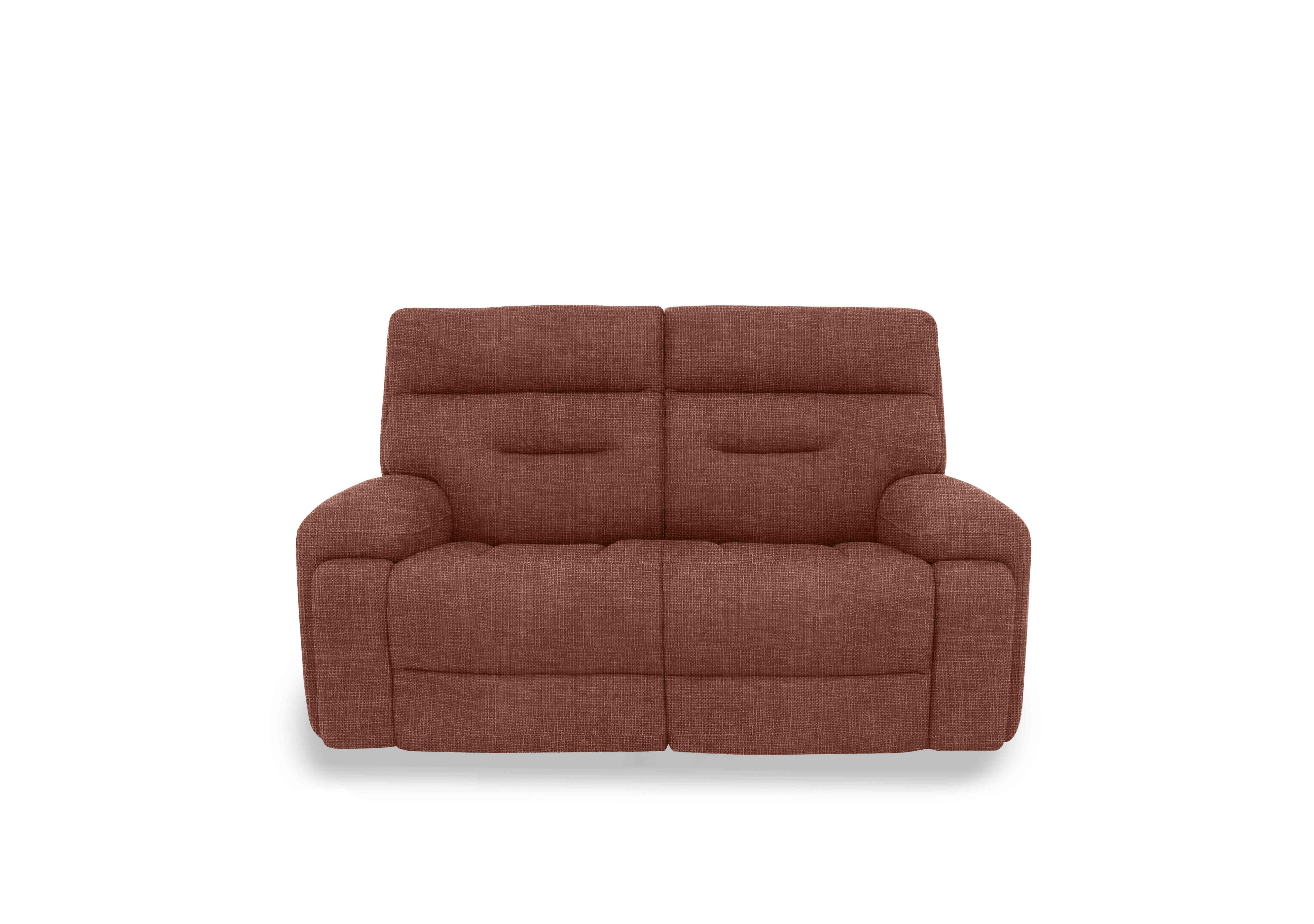 Cinemax 2 Seater Fabric Sofa in Hf-0105 Halifax Red Maple on Furniture Village