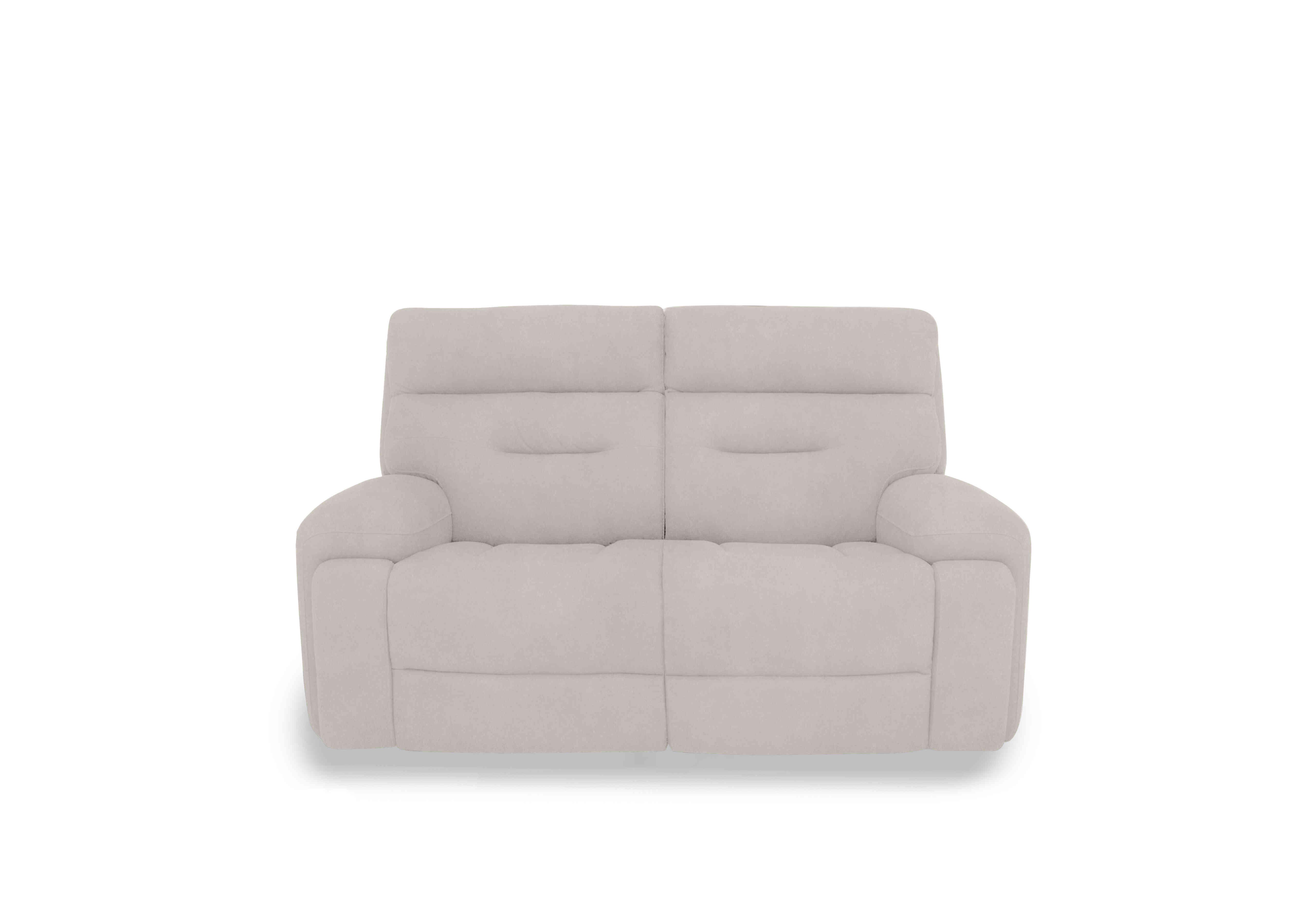 Cinemax 2 Seater Fabric Sofa in Vv-0307 Velvet White on Furniture Village