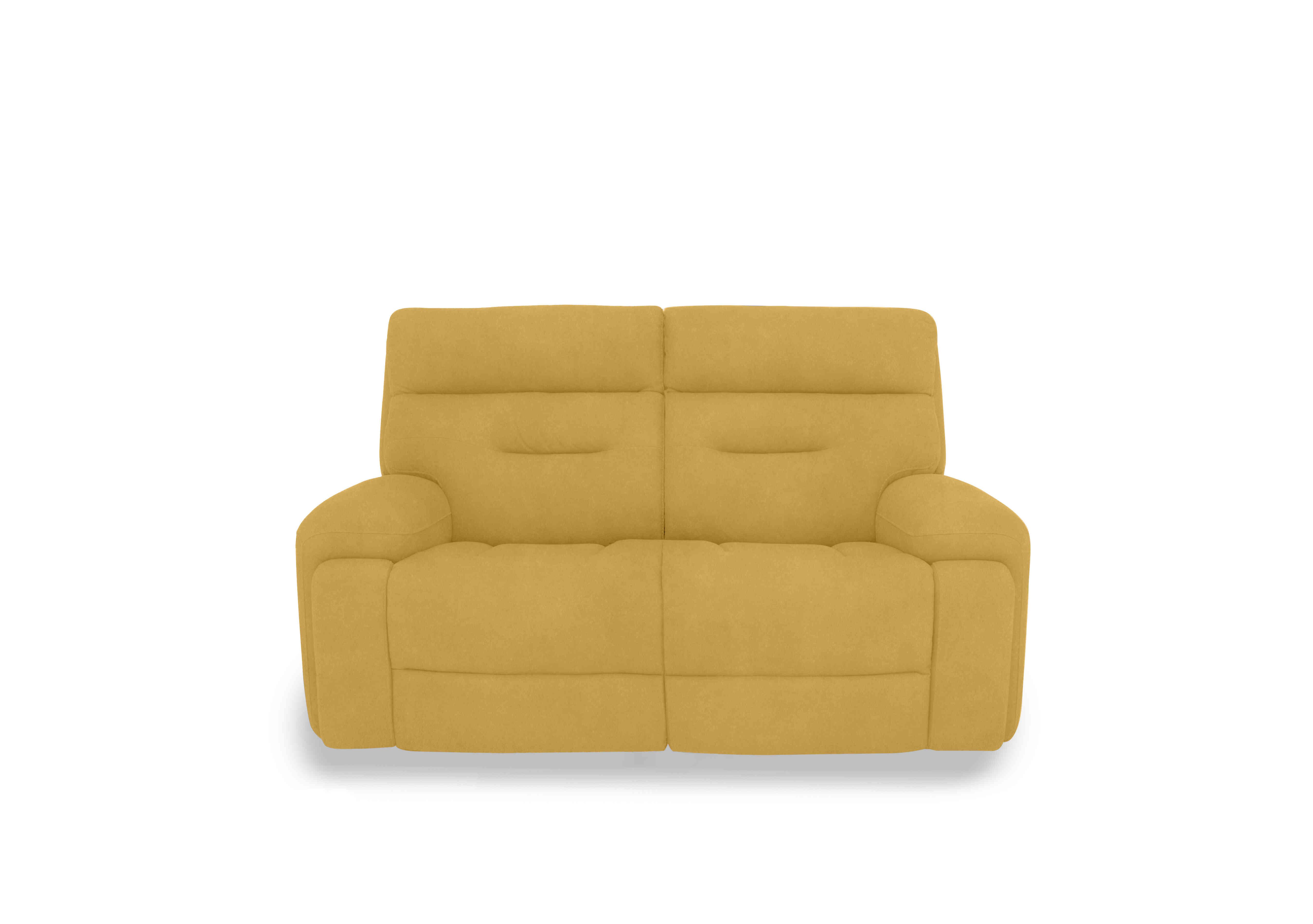 Cinemax 2 Seater Fabric Sofa in Vv-0310 Velvet Giallo on Furniture Village