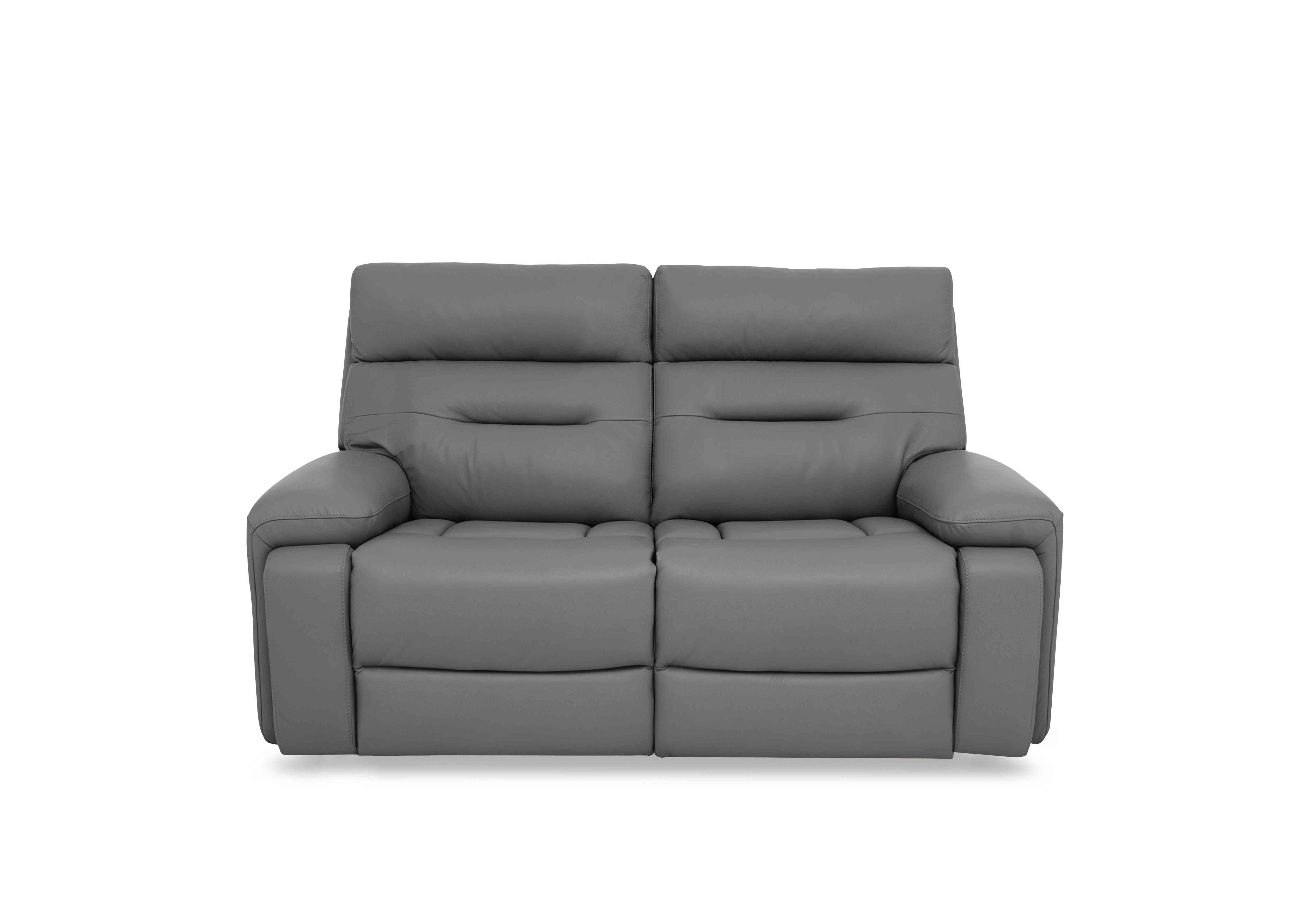 Cinemax 2 Seater Leather Sofa in La-4825 Natural Ash on Furniture Village
