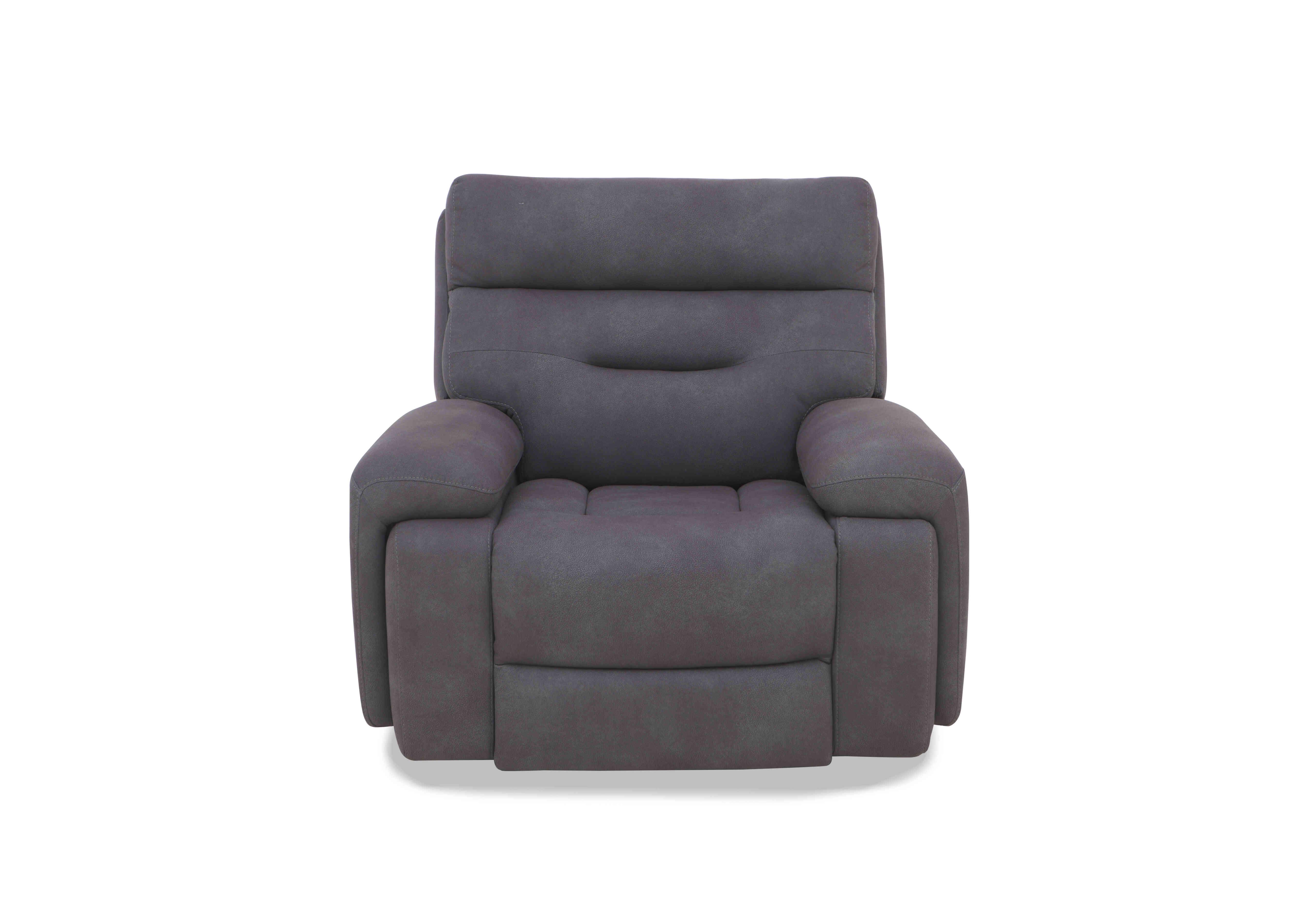 Cinemax Media Fabric Power Recliner Chair with Power Headrest in  on Furniture Village