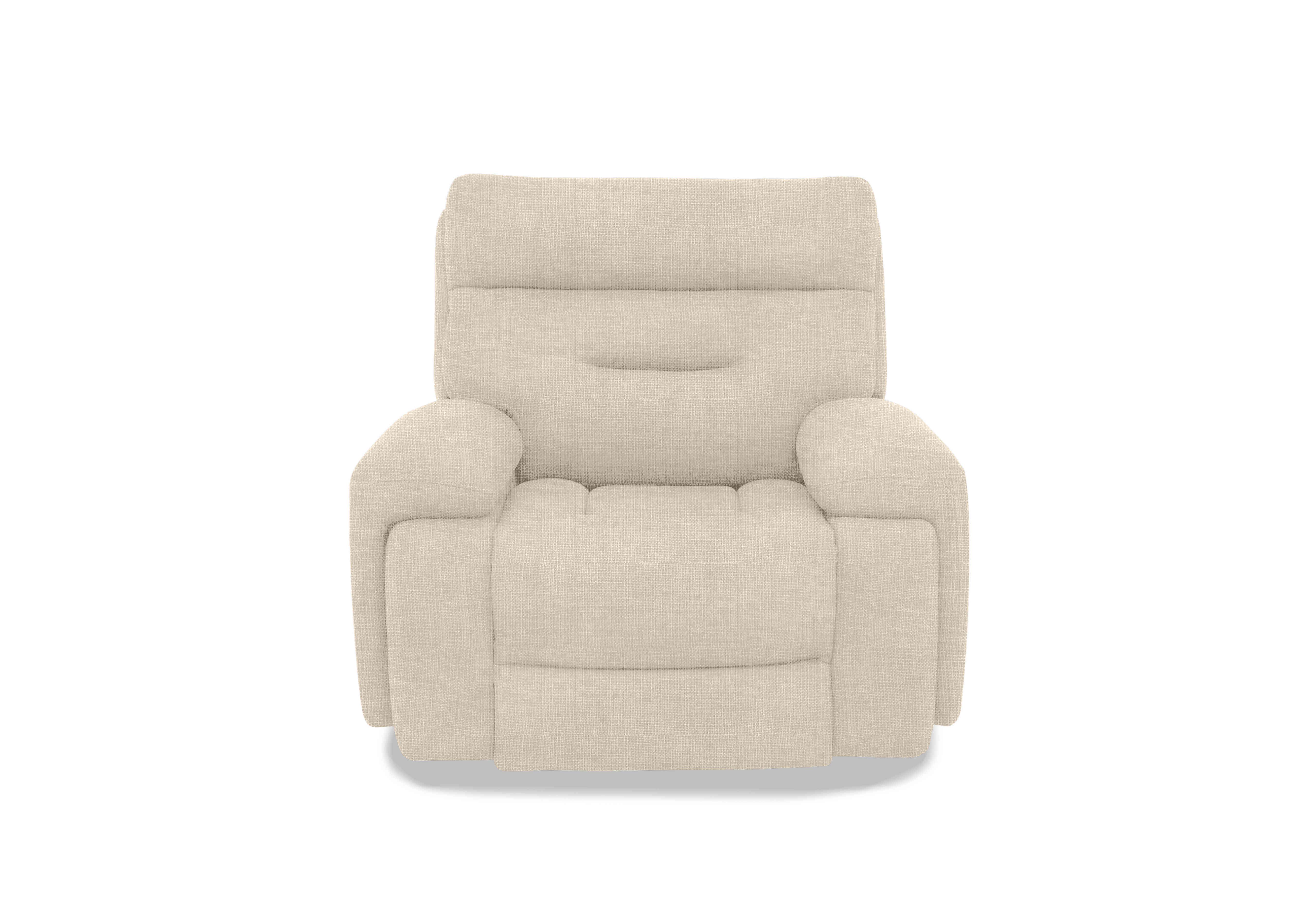 Cinemax Fabric Chair in We-0101  Weave Oatmeal on Furniture Village