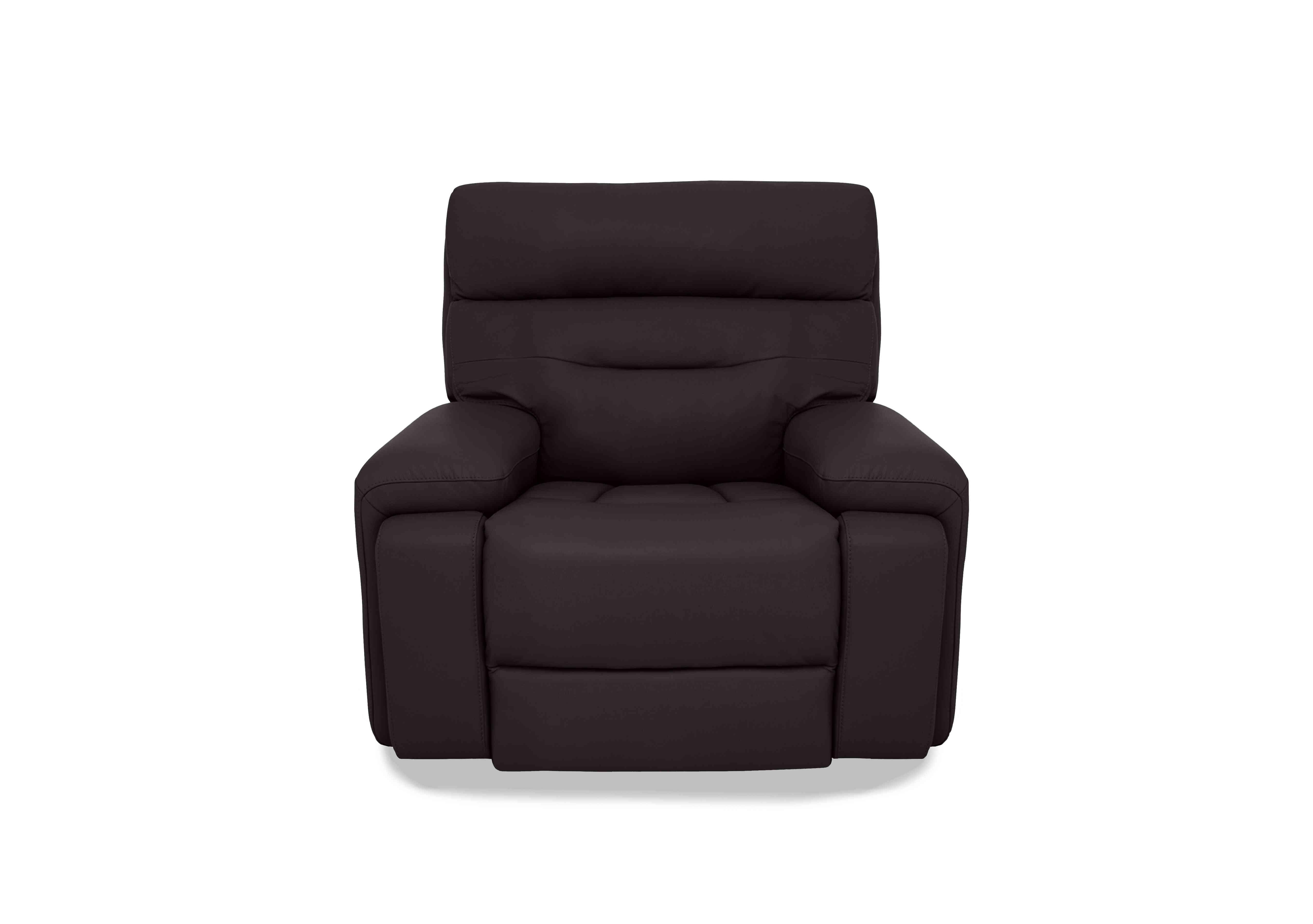Cinemax Leather Chair in Lx-6409 Starry Grey on Furniture Village