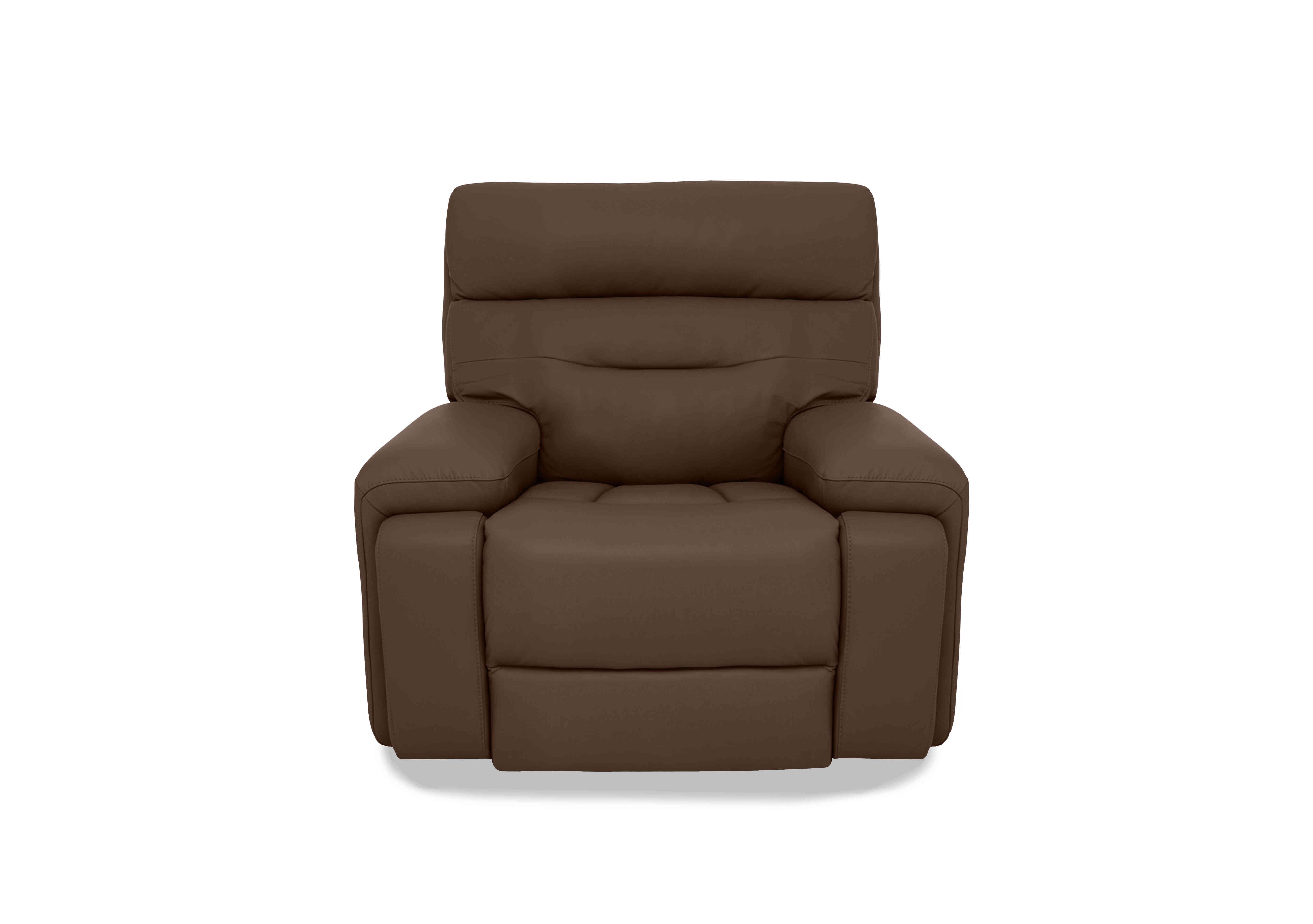 Cinemax Leather Chair in Lx-6414 Roast on Furniture Village