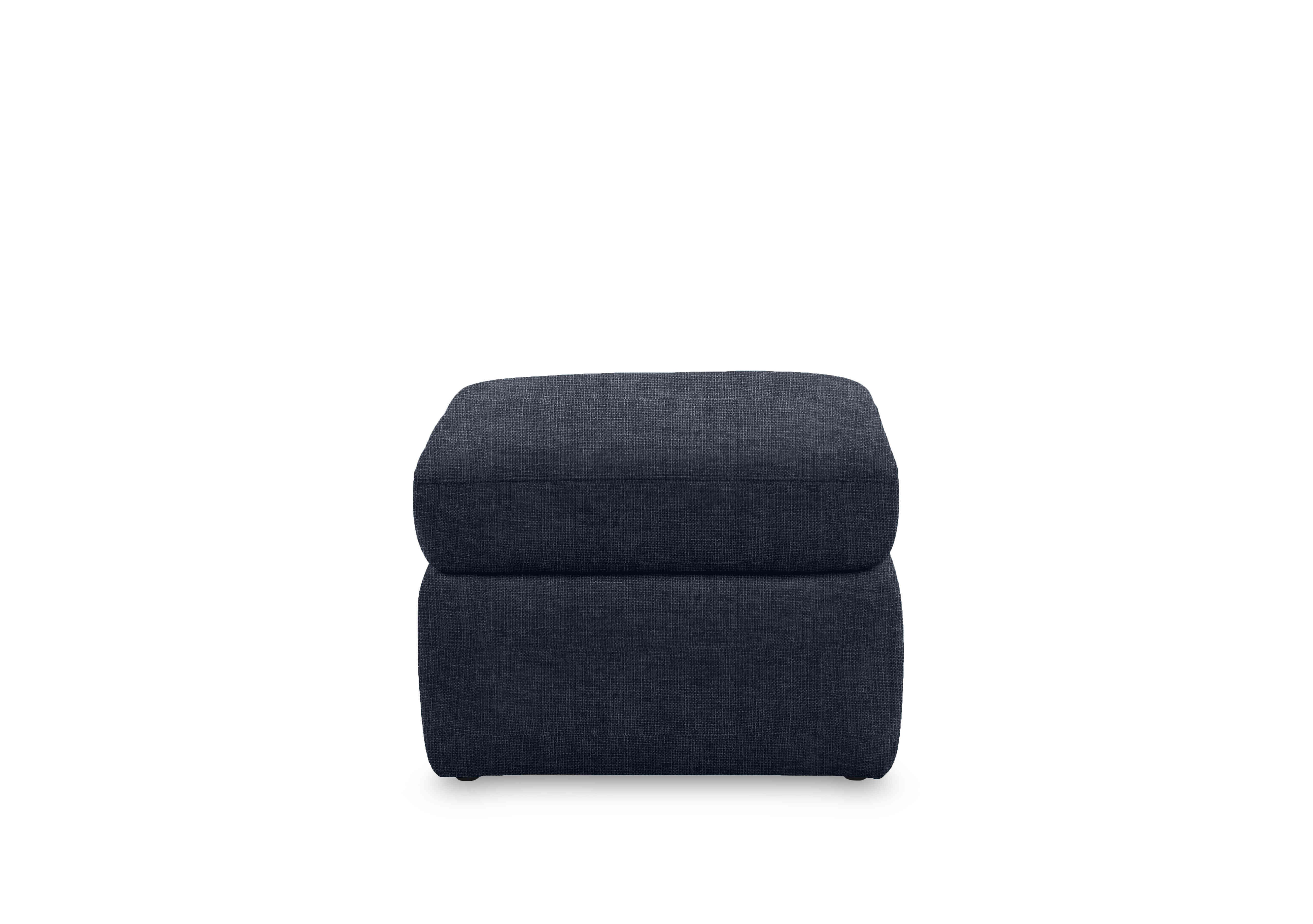 Cinemax Fabric Storage Footstool in Hf-0102 Halifax Black Mica on Furniture Village