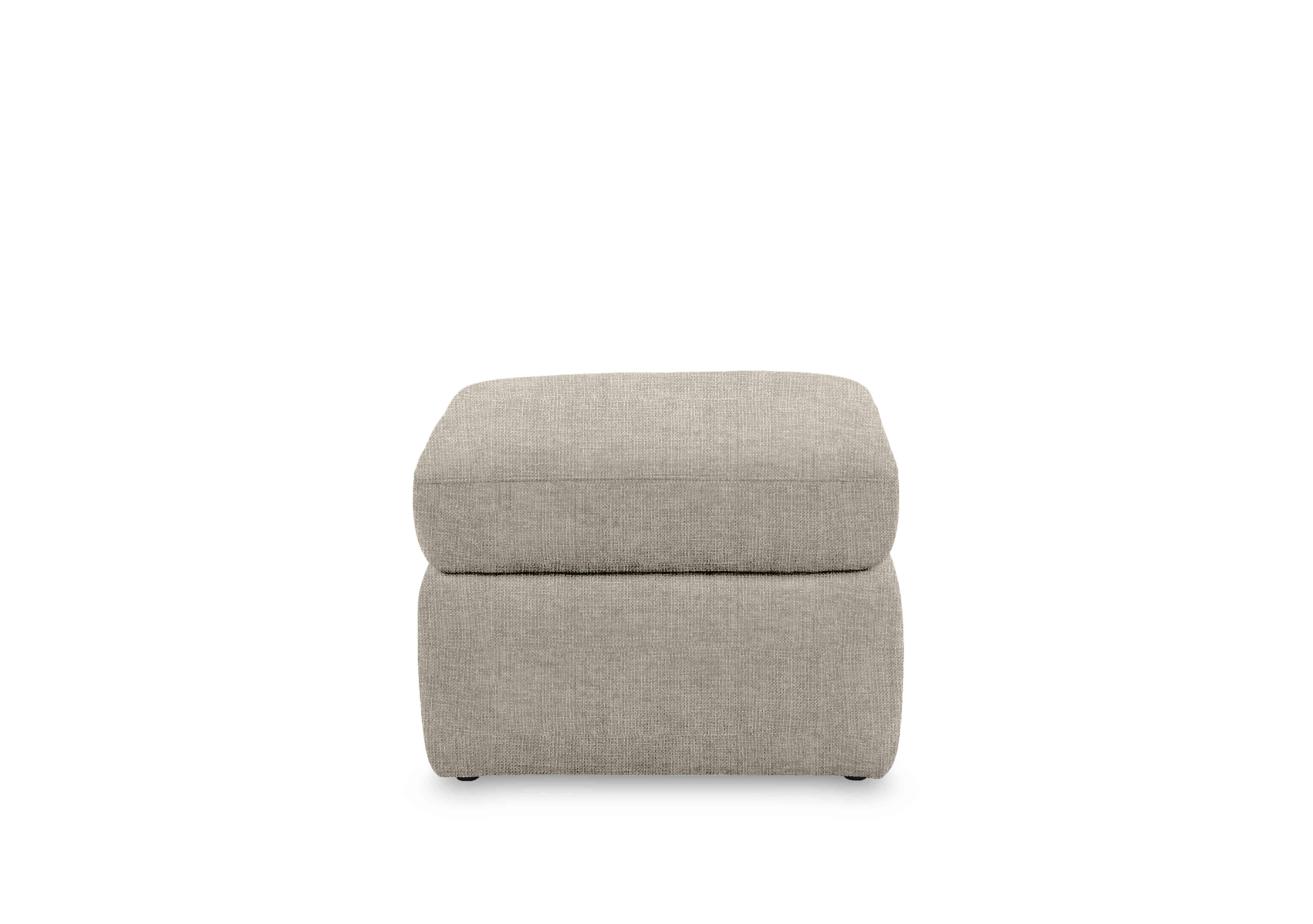 Cinemax Fabric Storage Footstool in Hf-0103 Halifax Sand on Furniture Village