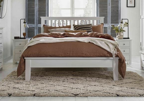 Cheap white wooden bed top