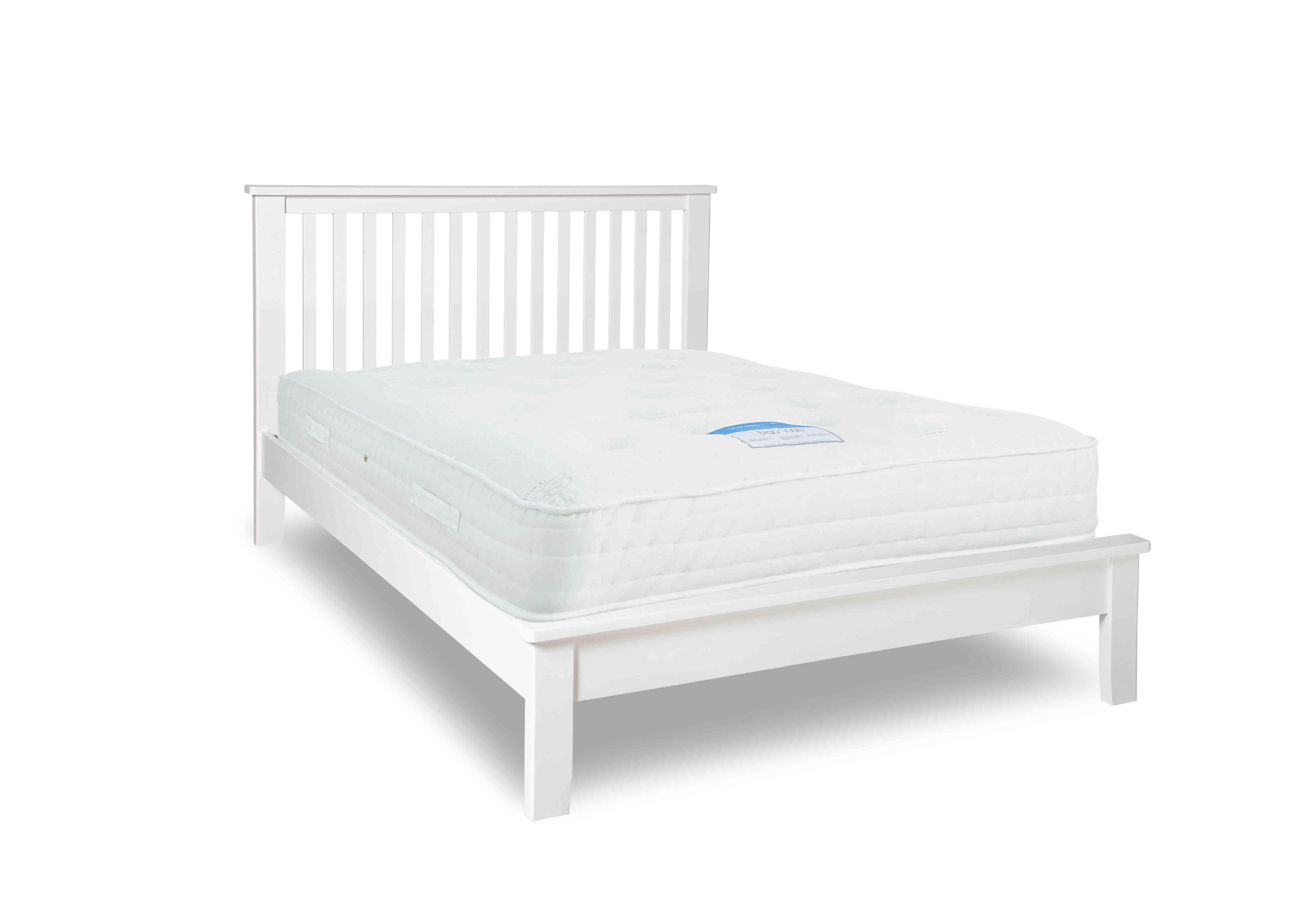 Grace Bed Frame in White on Furniture Village