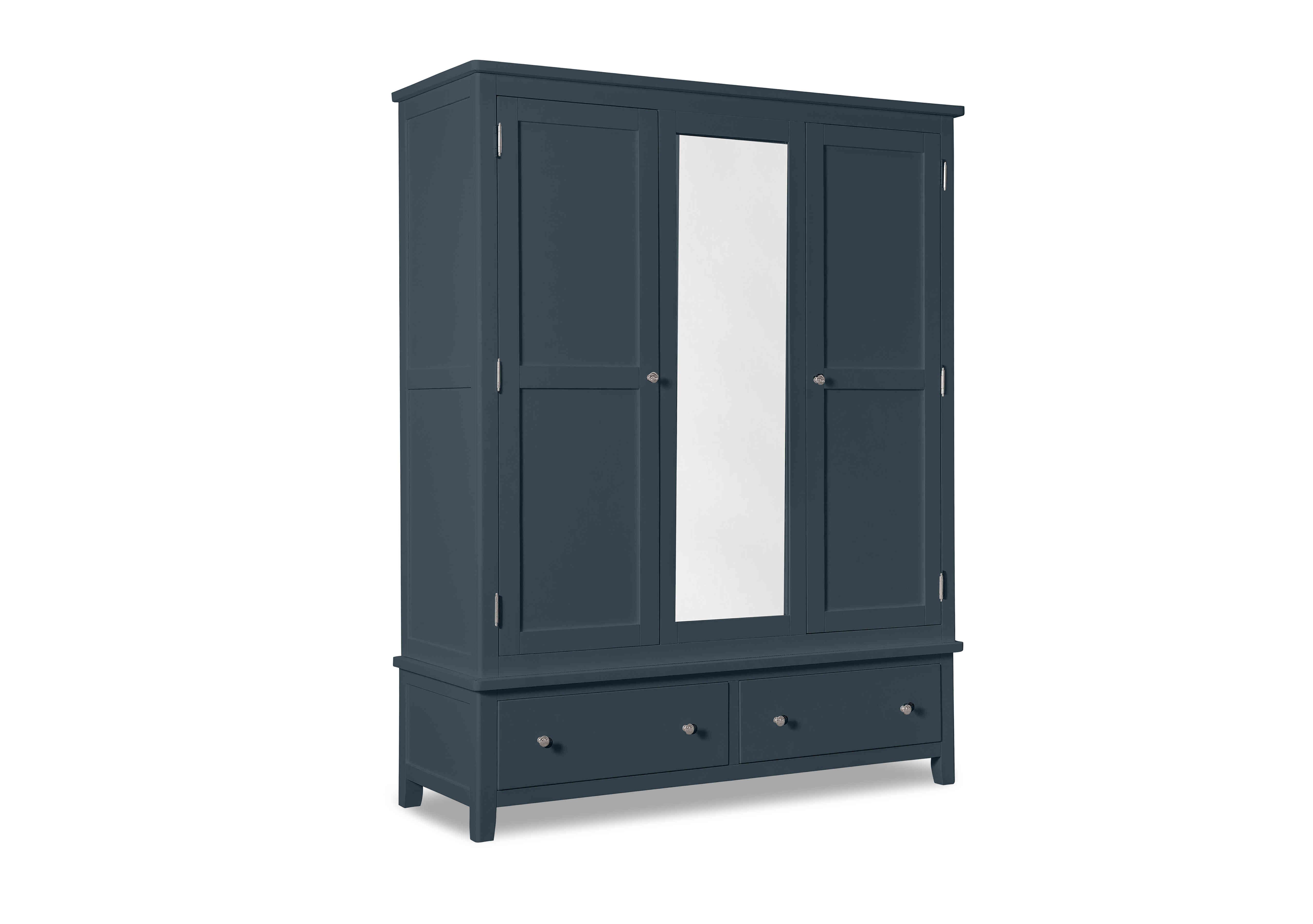 Grace Triple Wardrobe in Blue on Furniture Village