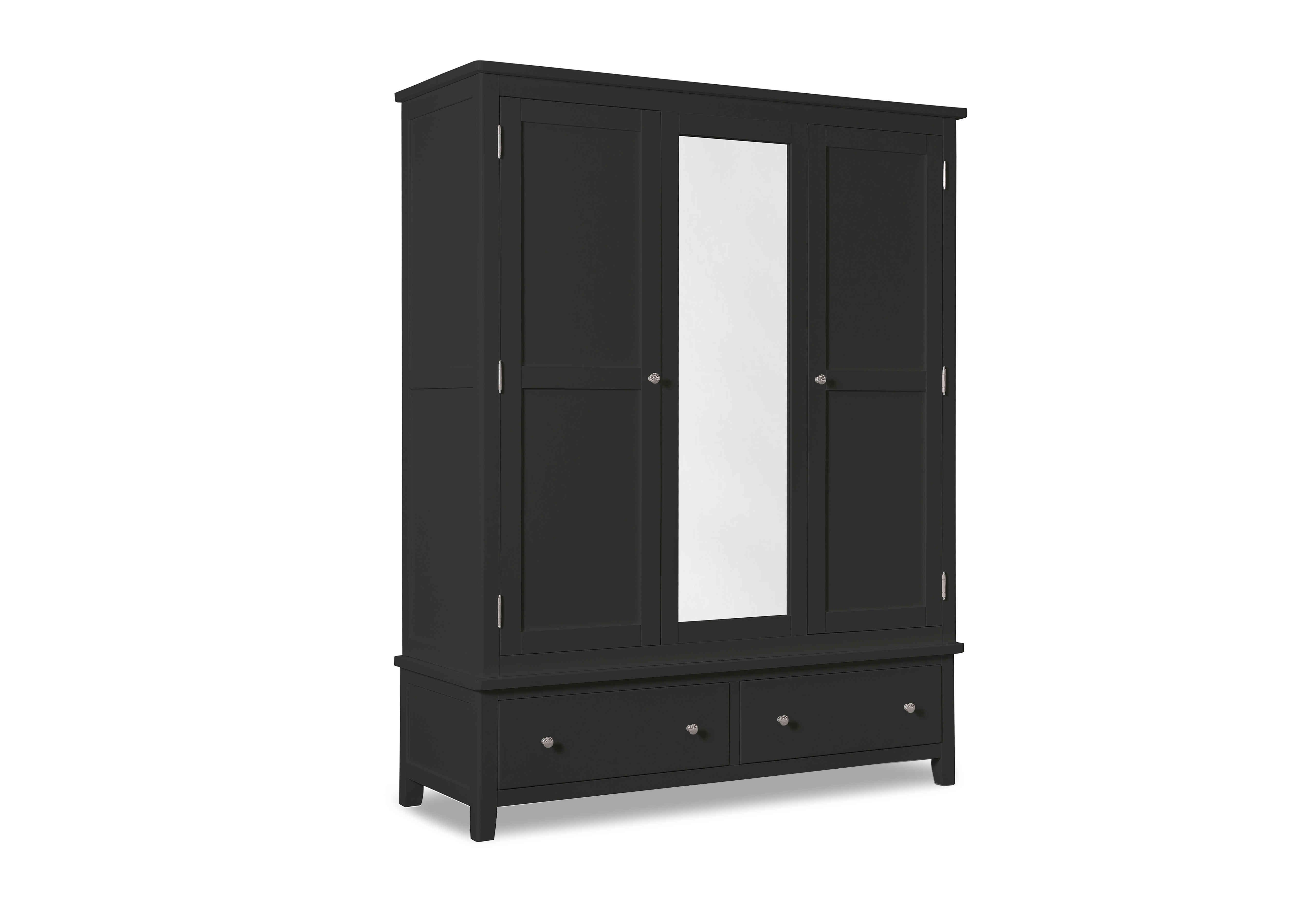 Grace Triple Wardrobe in Charcoal on Furniture Village