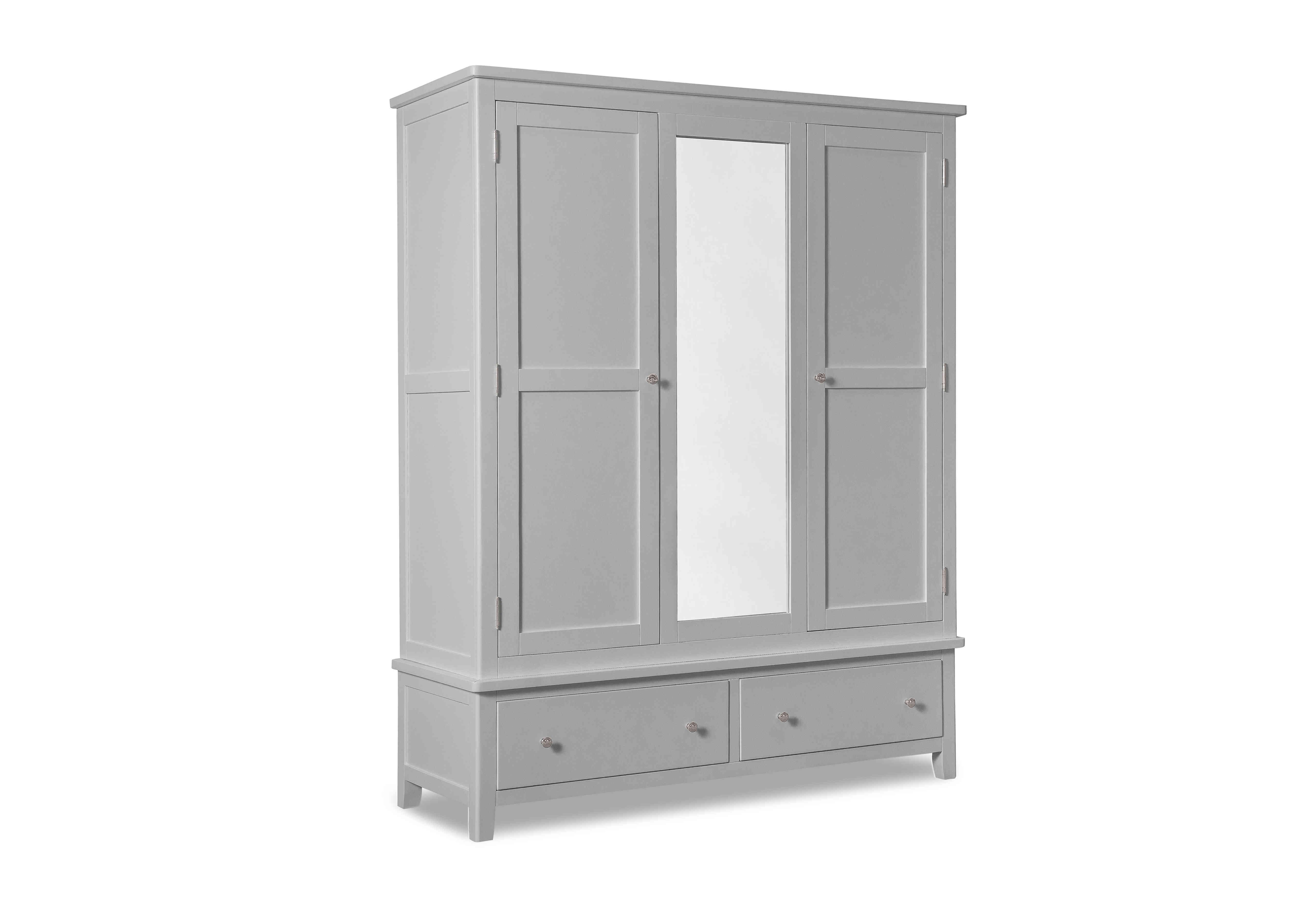 Grace Triple Wardrobe in Grey on Furniture Village