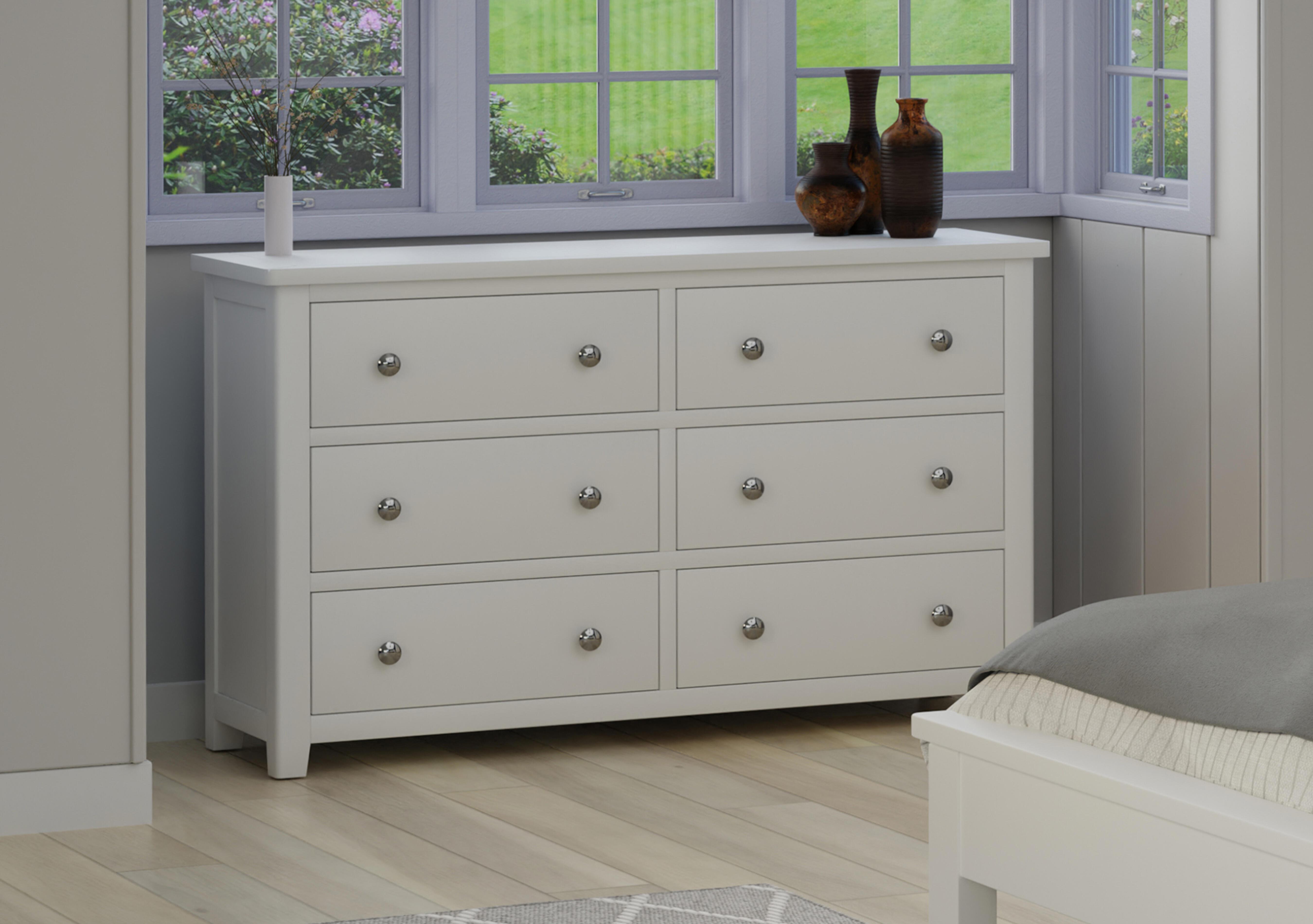 Grace 6 Drawer Wide Chest in  on Furniture Village
