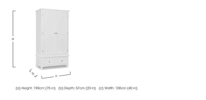 Grace Gents Wardrobe in  on Furniture Village