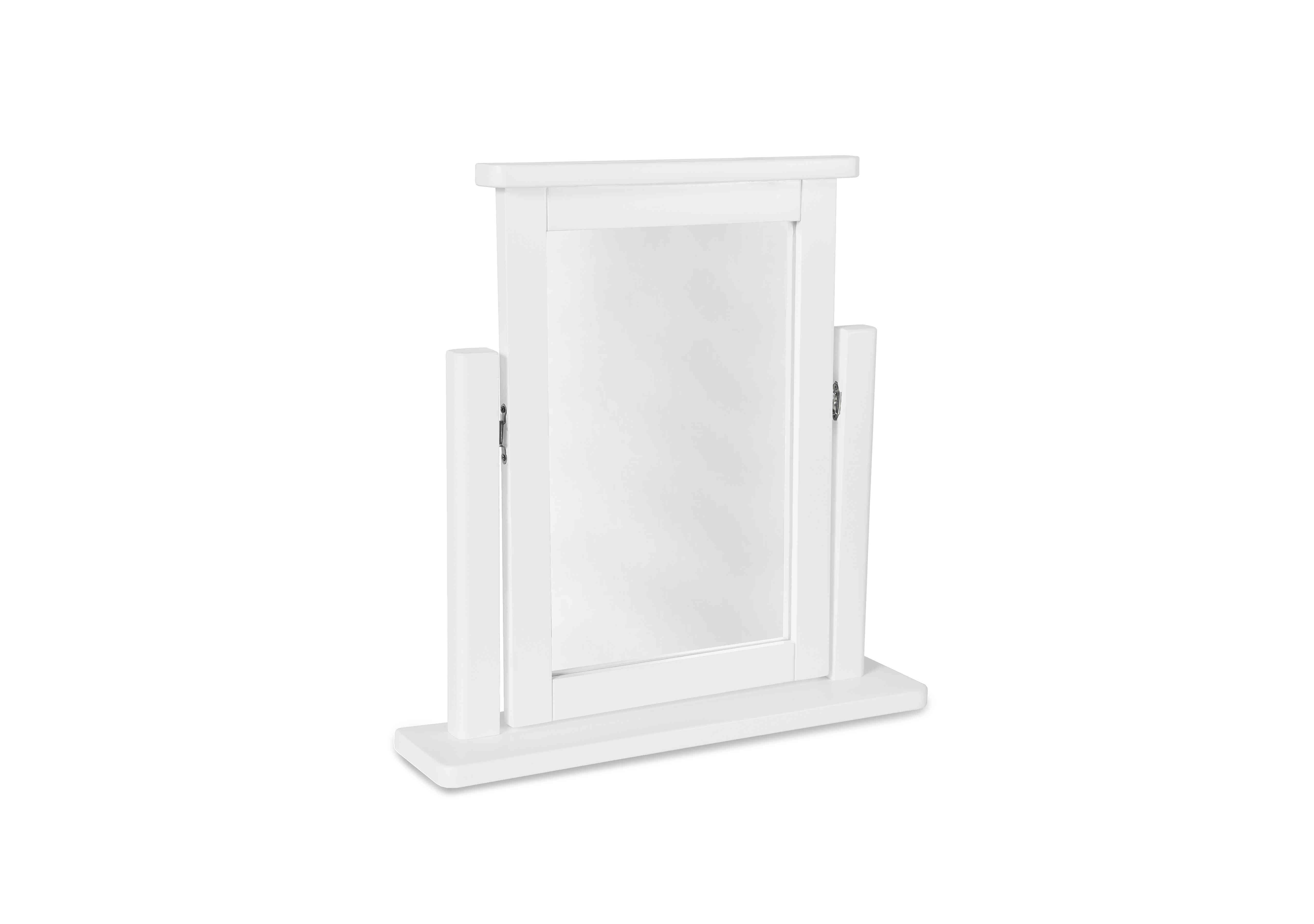 Grace Dressing Table Mirror in White on Furniture Village