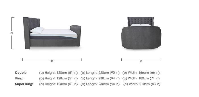 Sonic Smart TV Bed Frame with Dolby Atmos in  on Furniture Village