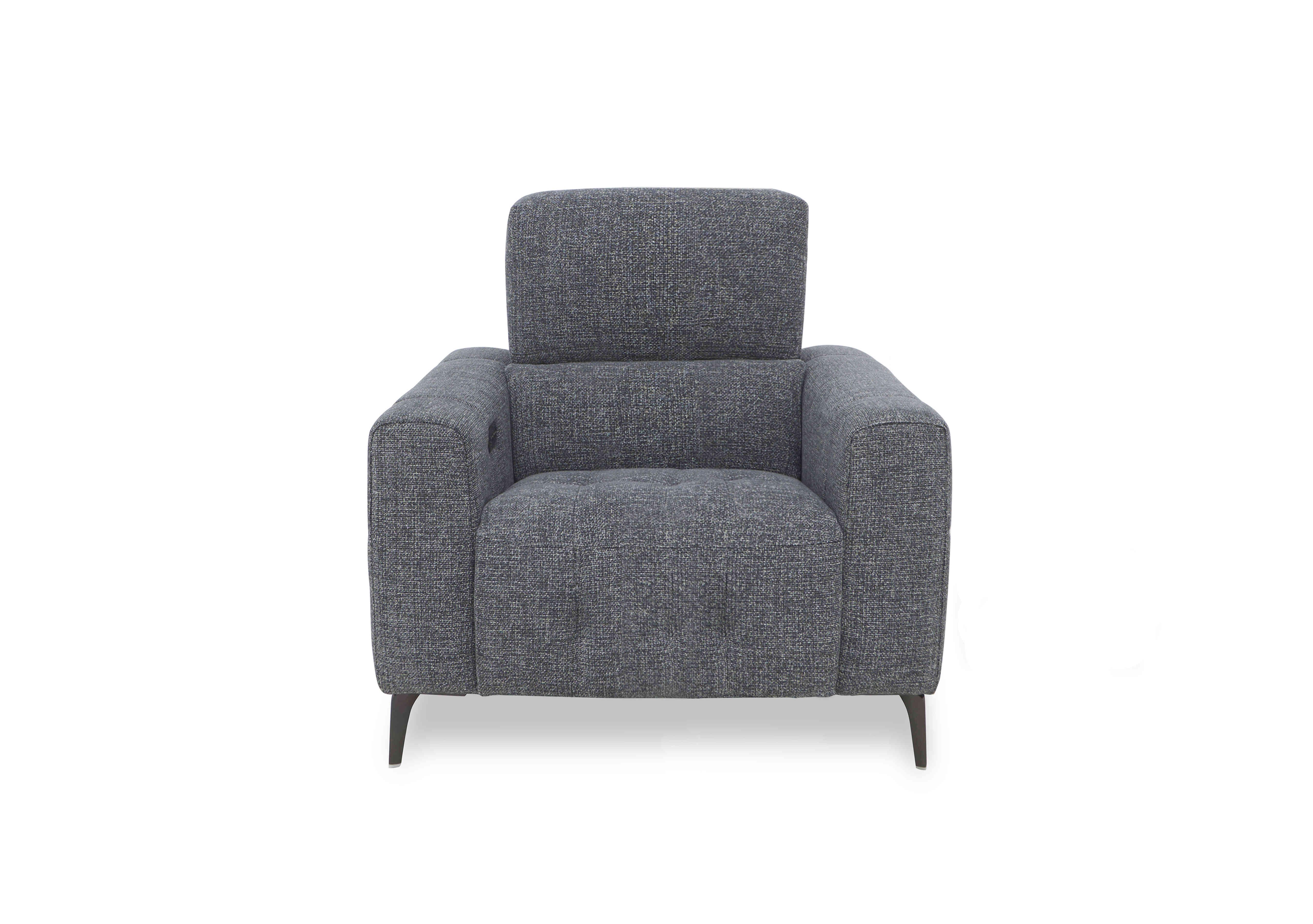 New York Fabric Chair in Fab-Cac-R450 Gun Metal on Furniture Village