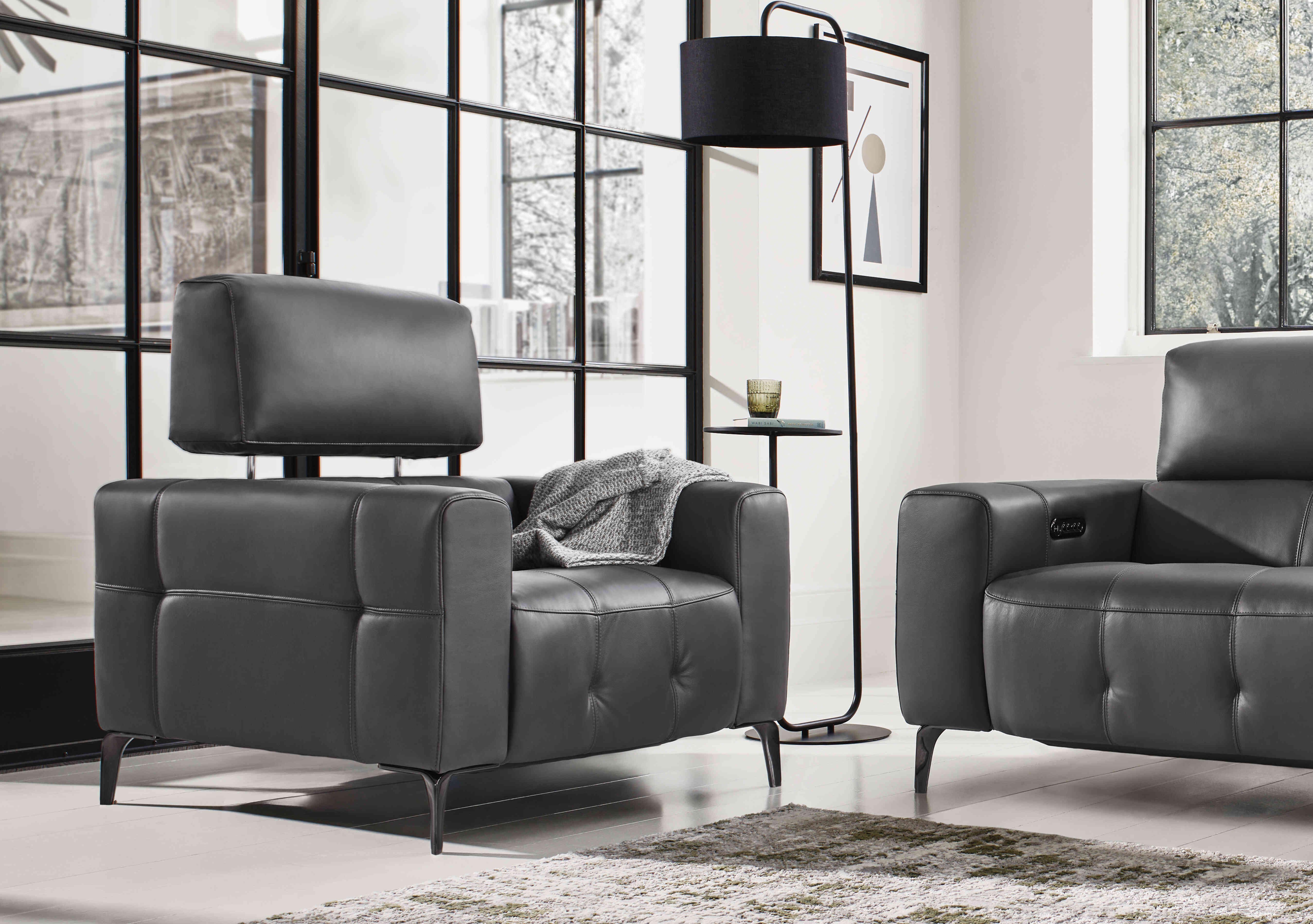 New York Leather Chair in  on Furniture Village
