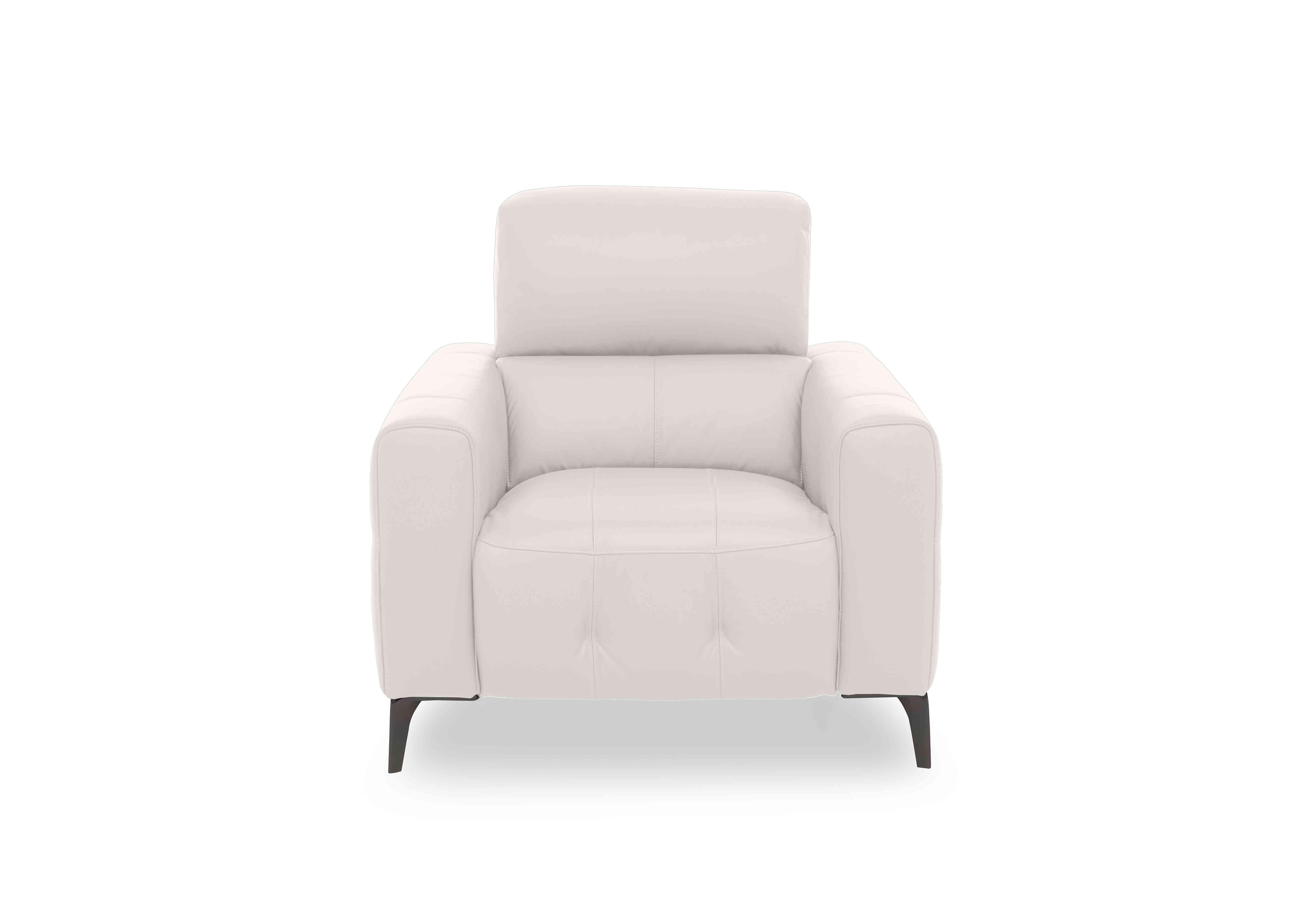 New York Leather Chair in Bv-156e Frost on Furniture Village