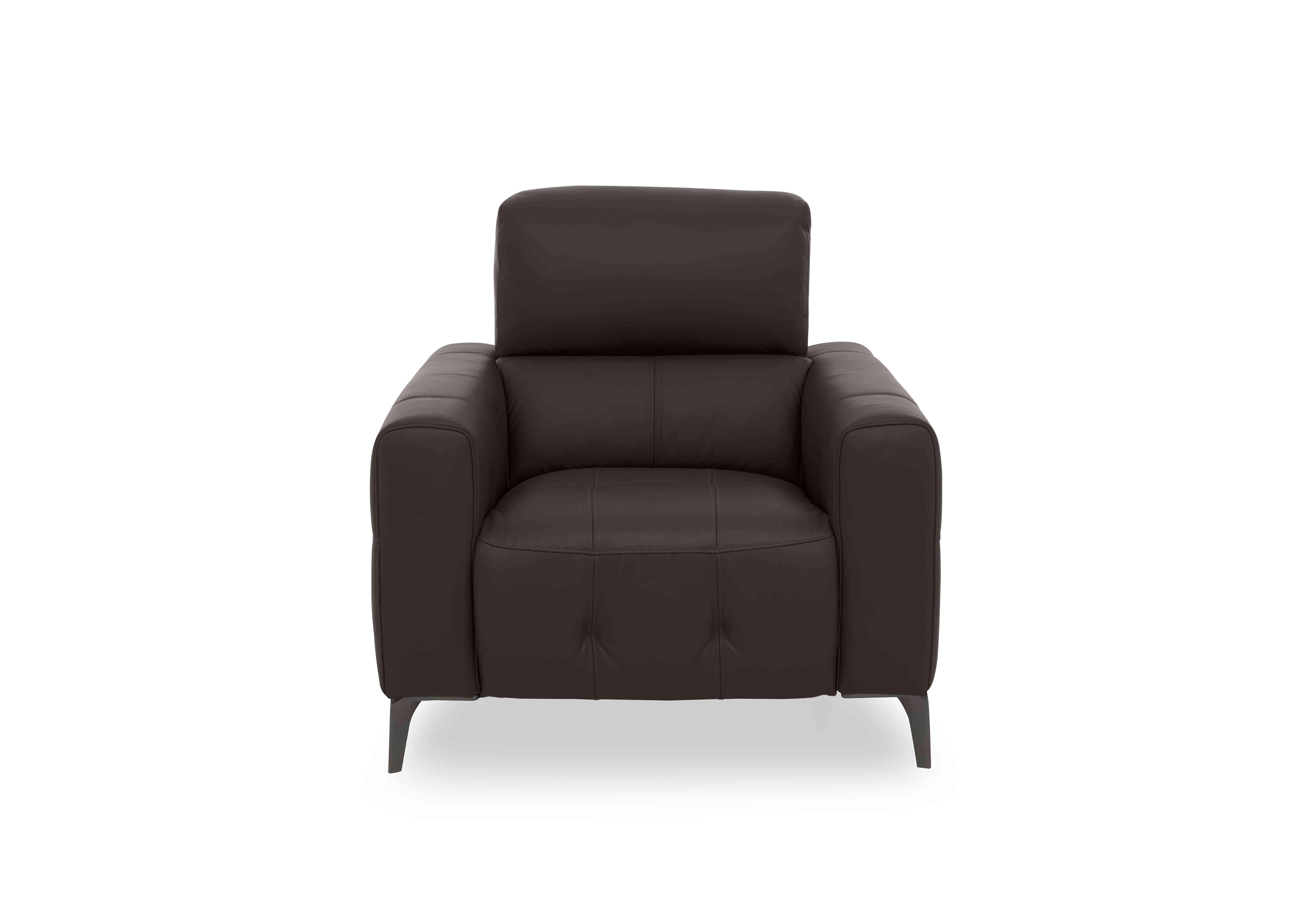 New York Leather Chair in Bv-1748 Dark Chocolate on Furniture Village