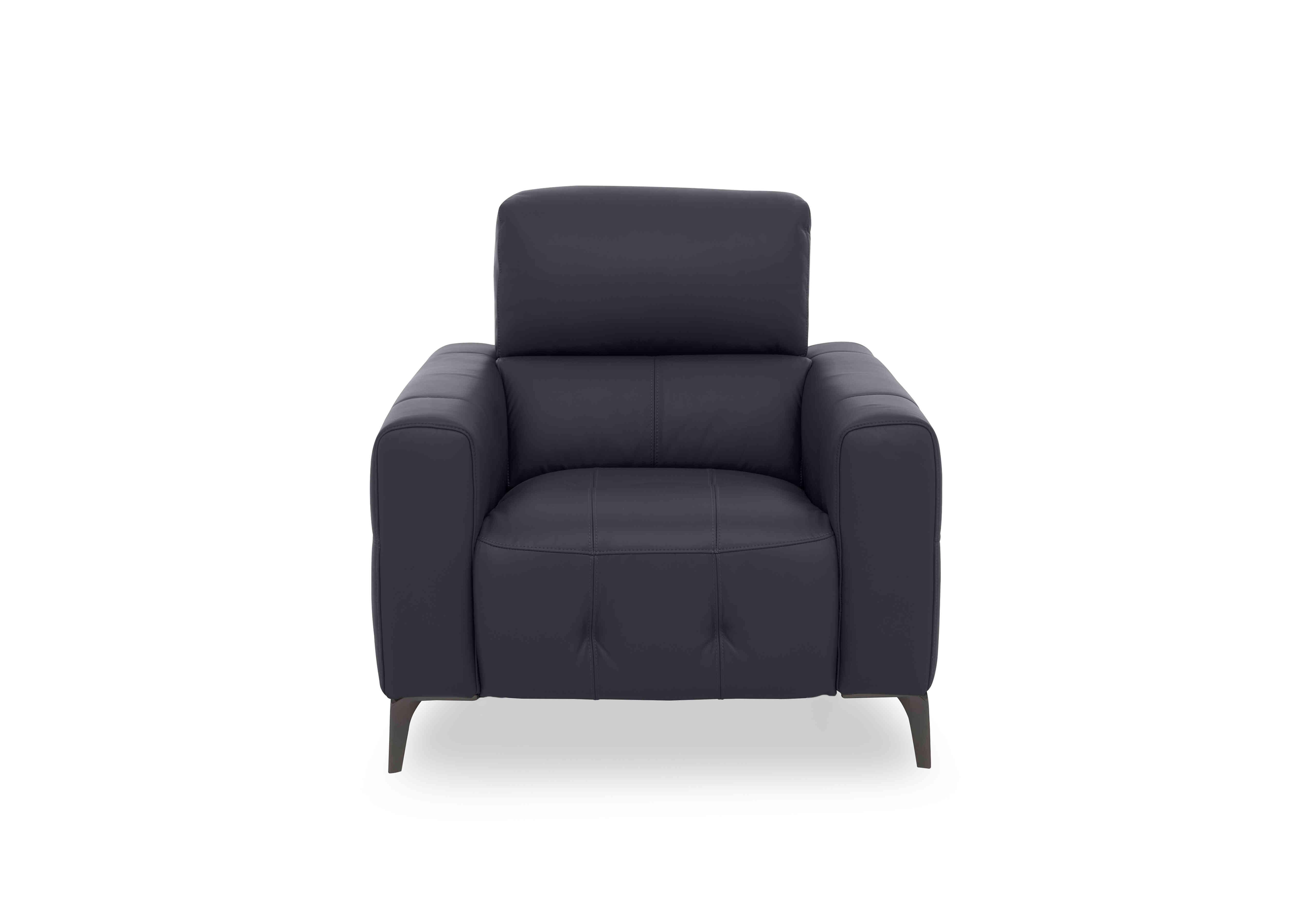 New York Leather Chair in Hw-887c Black on Furniture Village