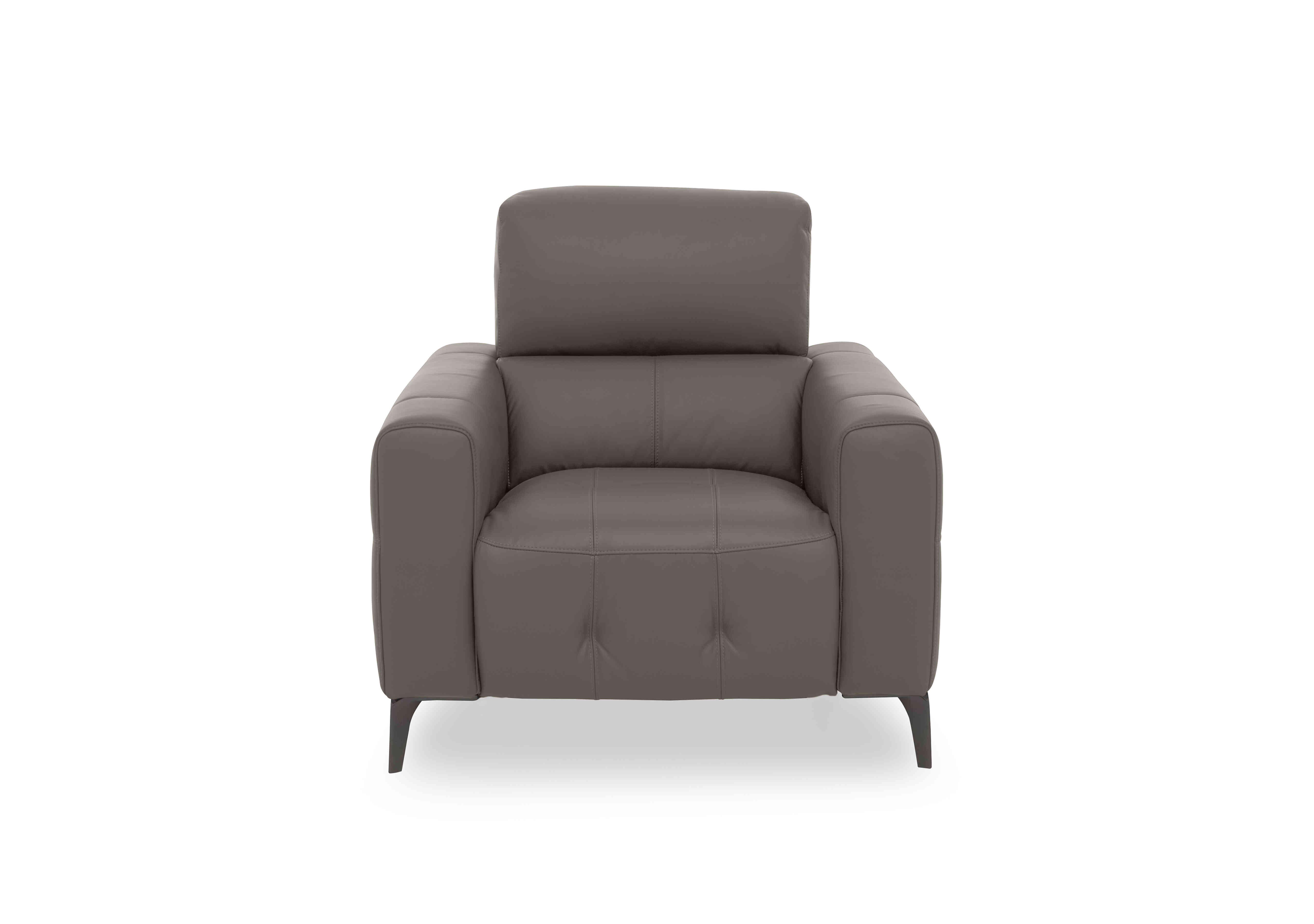 New York Leather Chair in Nw-042e Elephant on Furniture Village