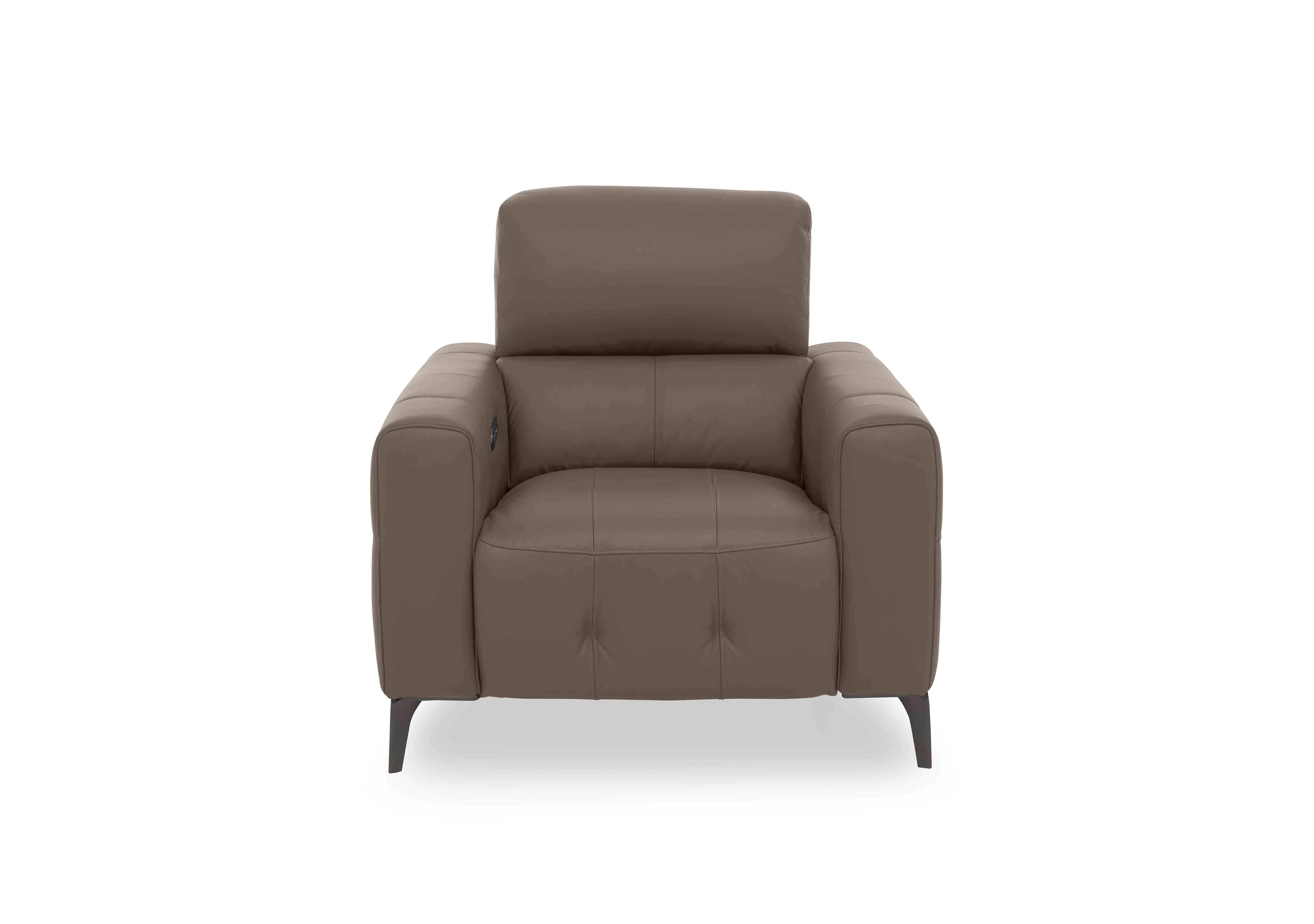 New York Leather Chair in Nw-586e Fawn on Furniture Village