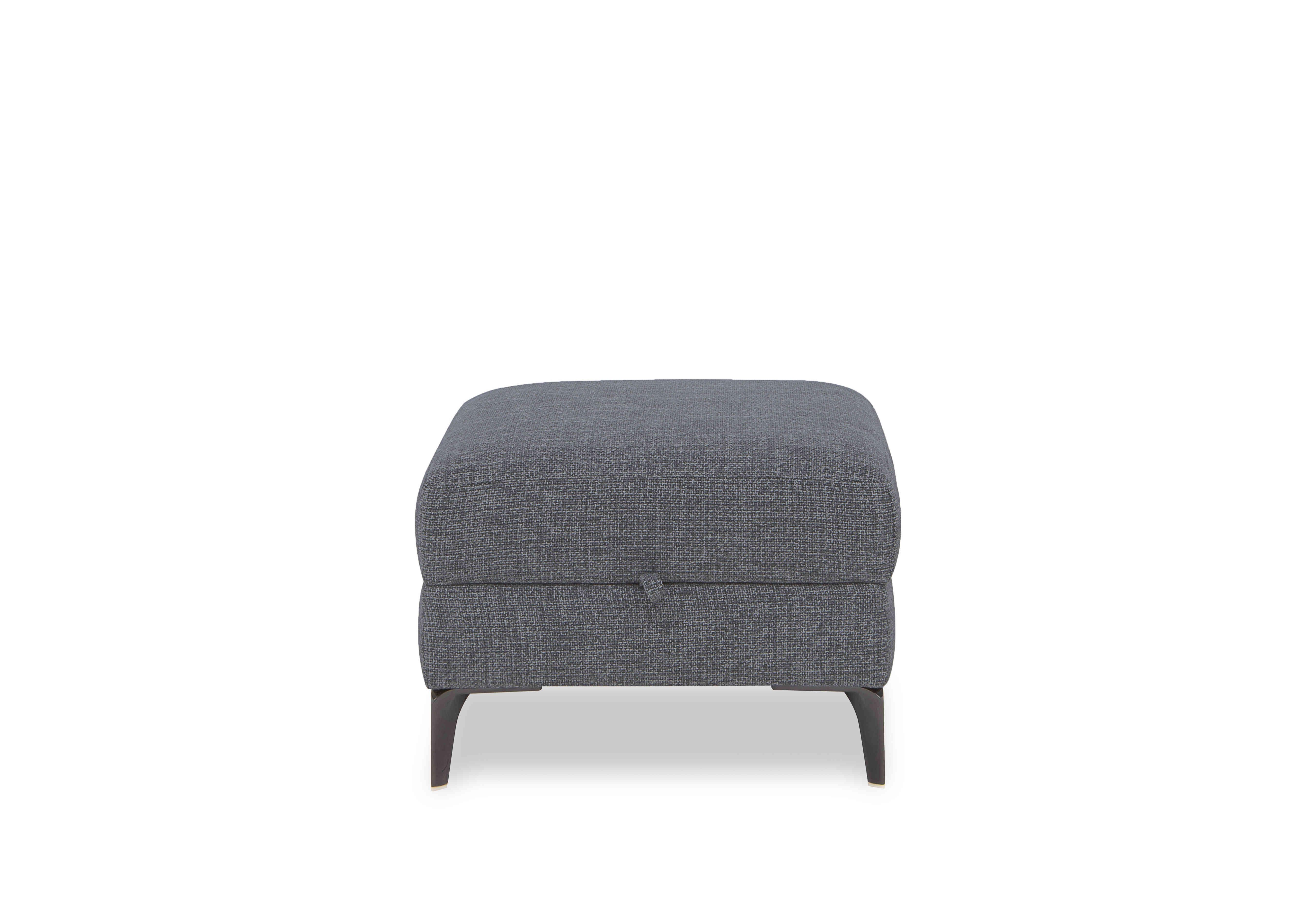 New York Fabric Storage Footstool in Fab-Cac-R450 Gun Metal on Furniture Village