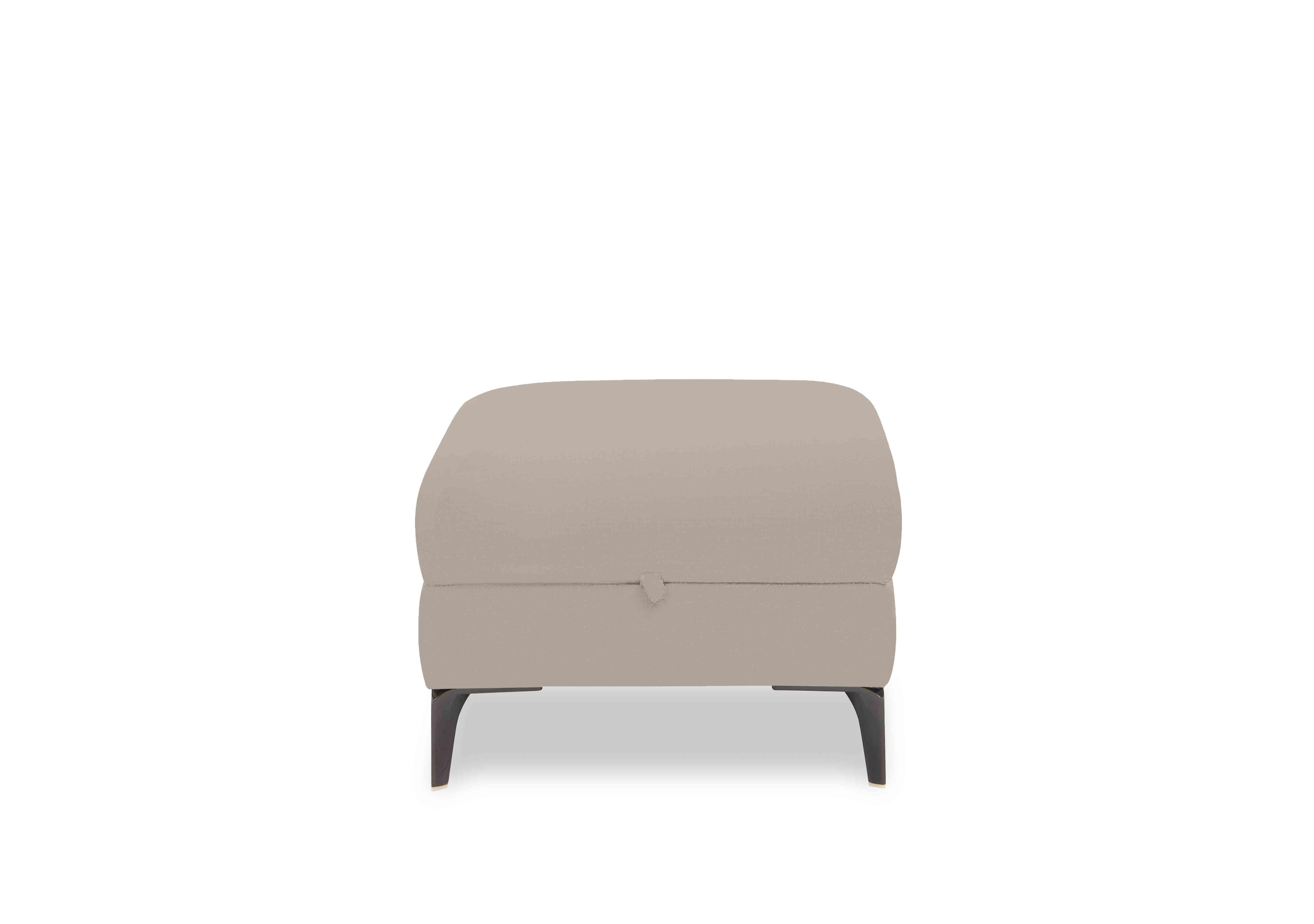 New York Fabric Storage Footstool in Fab-Meg-R32 Light Khaki on Furniture Village