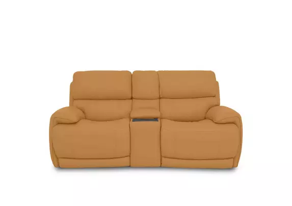 2 seater sofa with cup holders sale