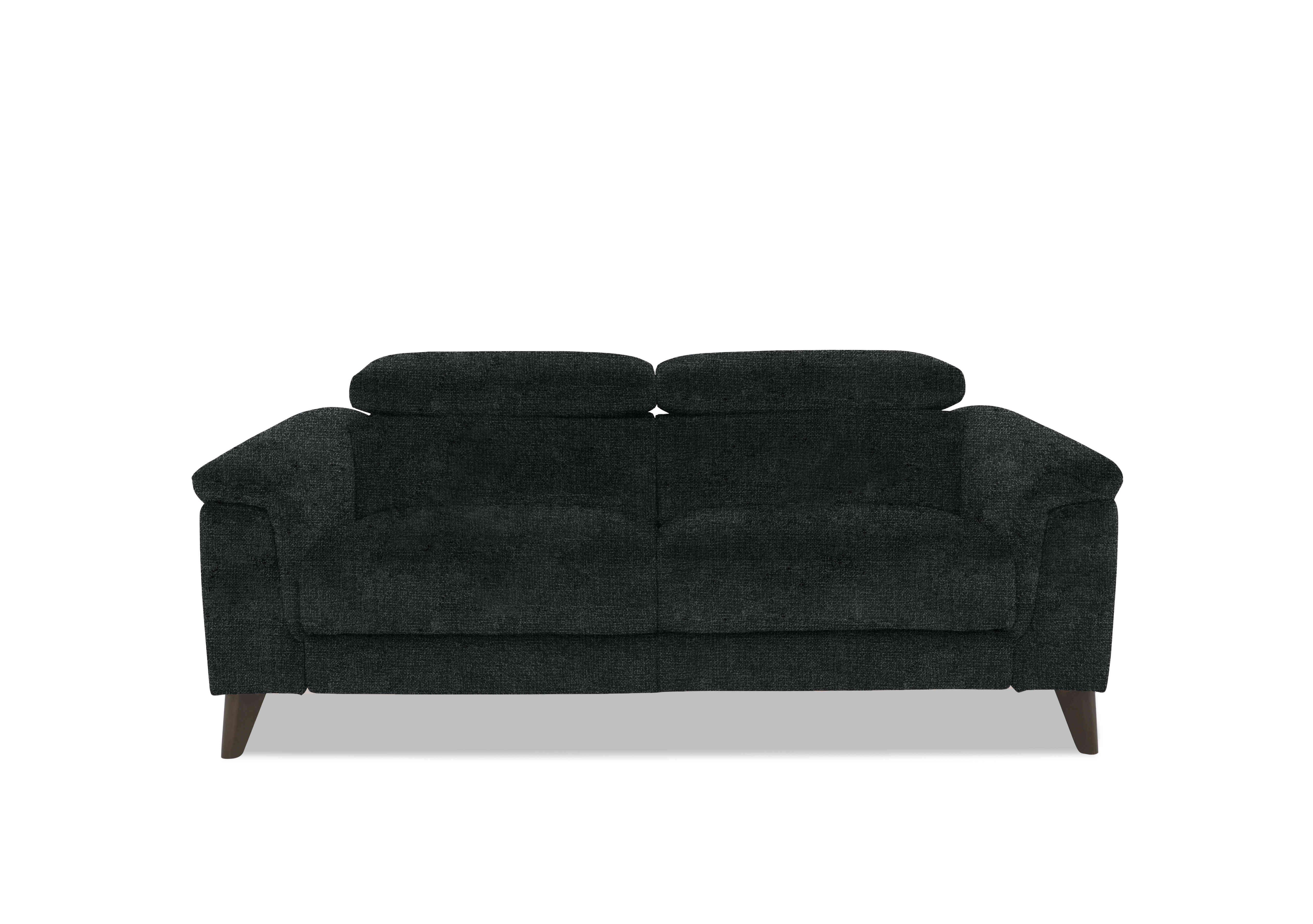 Wade 2 Seater Fabric Sofa in Fab-Cac-R463 Black Mica on Furniture Village