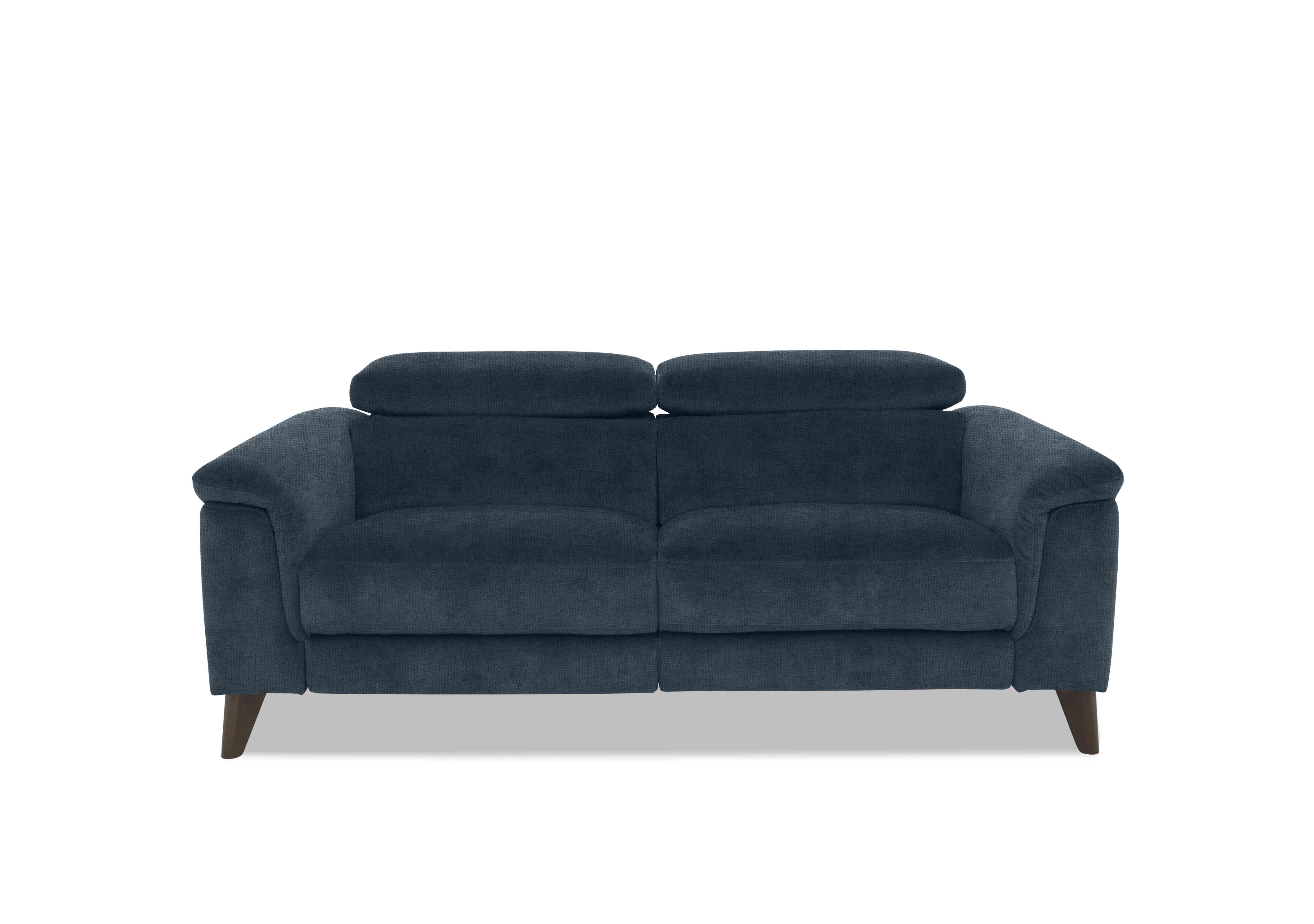 Wade 2 Seater Fabric Sofa in Fab-Coe-R303 Silverish Blue on Furniture Village