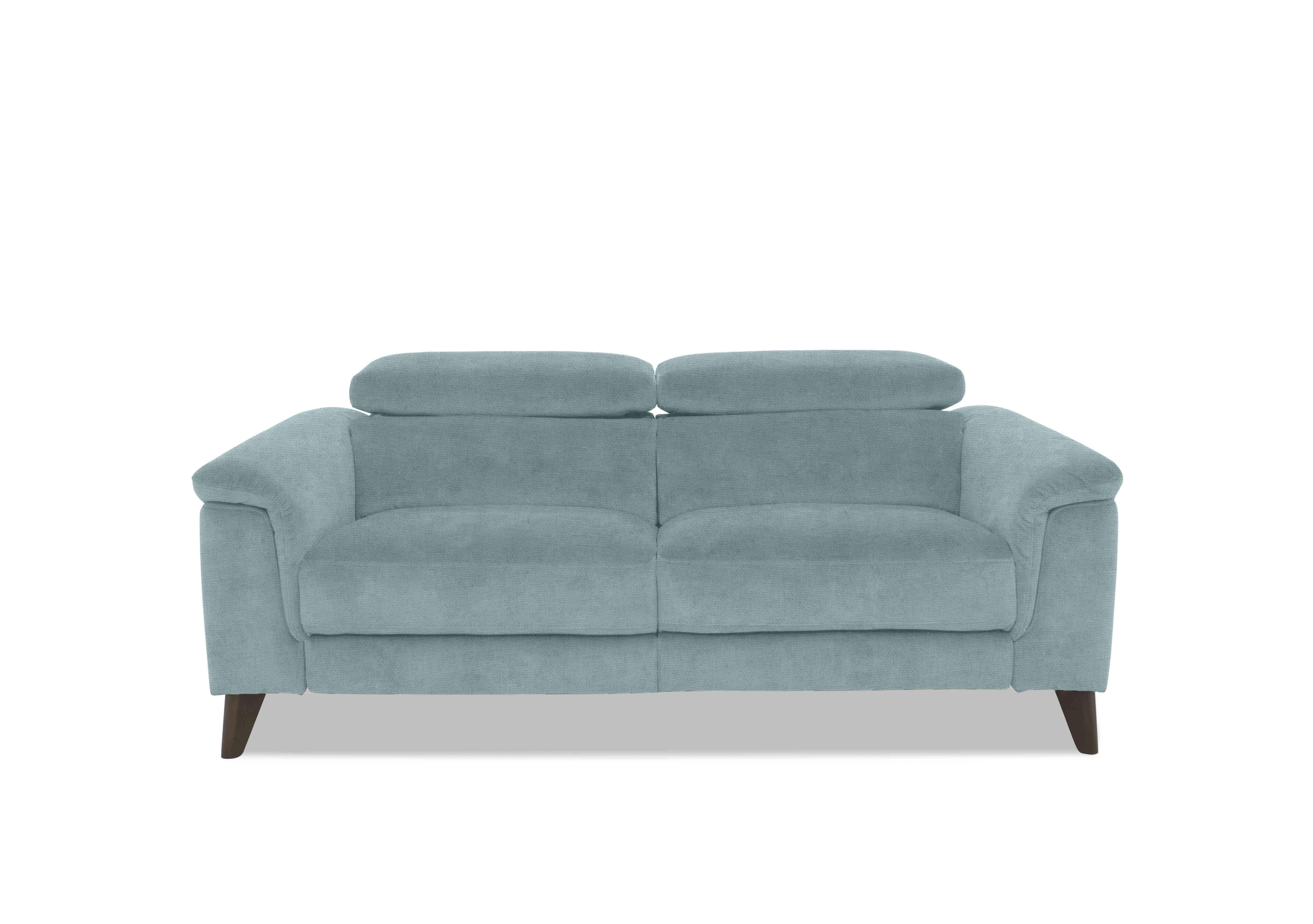 Wade 2 Seater Fabric Sofa in Fab-Coe-R313 Baby Blue on Furniture Village
