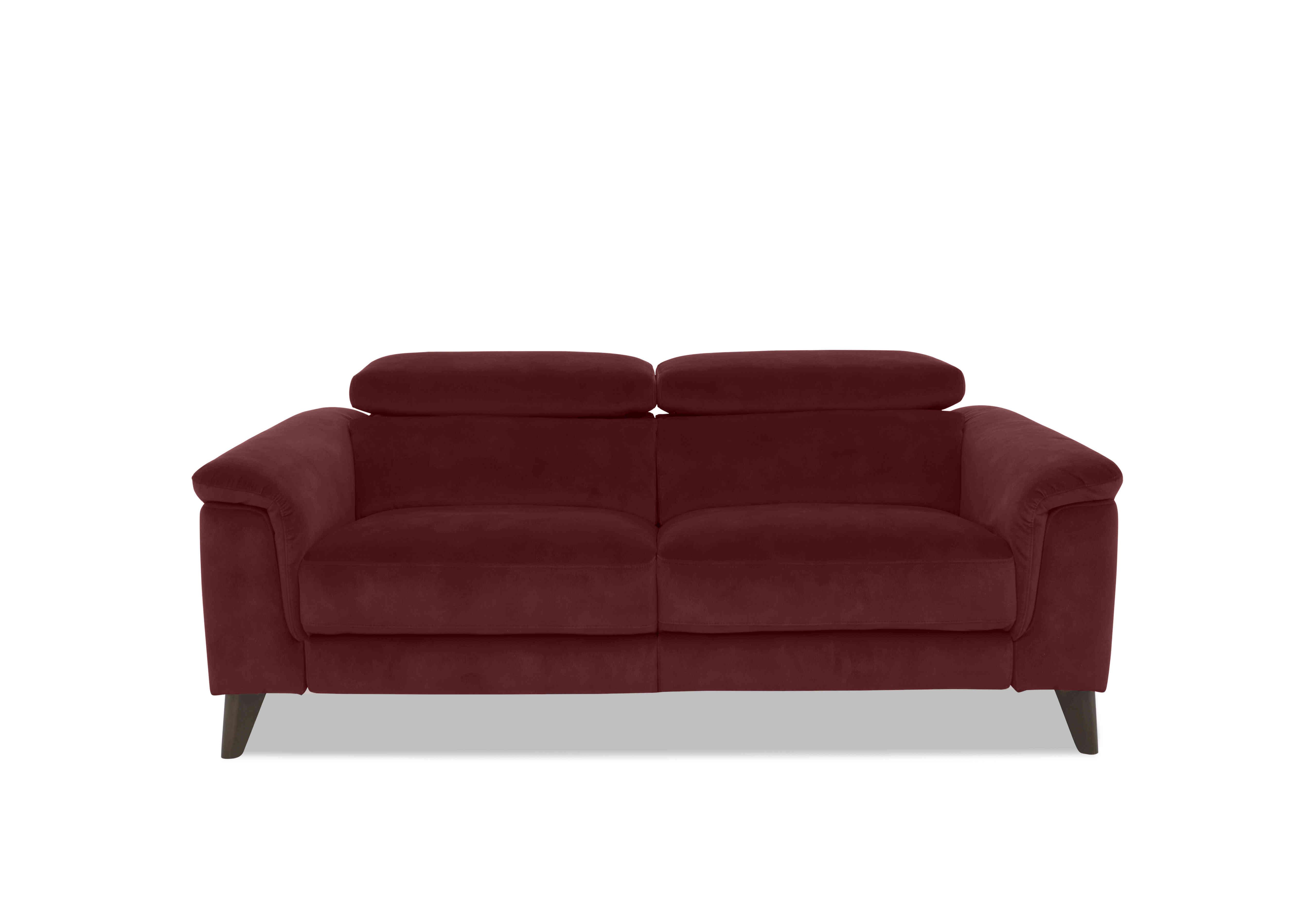 Wade 2 Seater Fabric Sofa in Fab-Meg-R65 Burgundy on Furniture Village