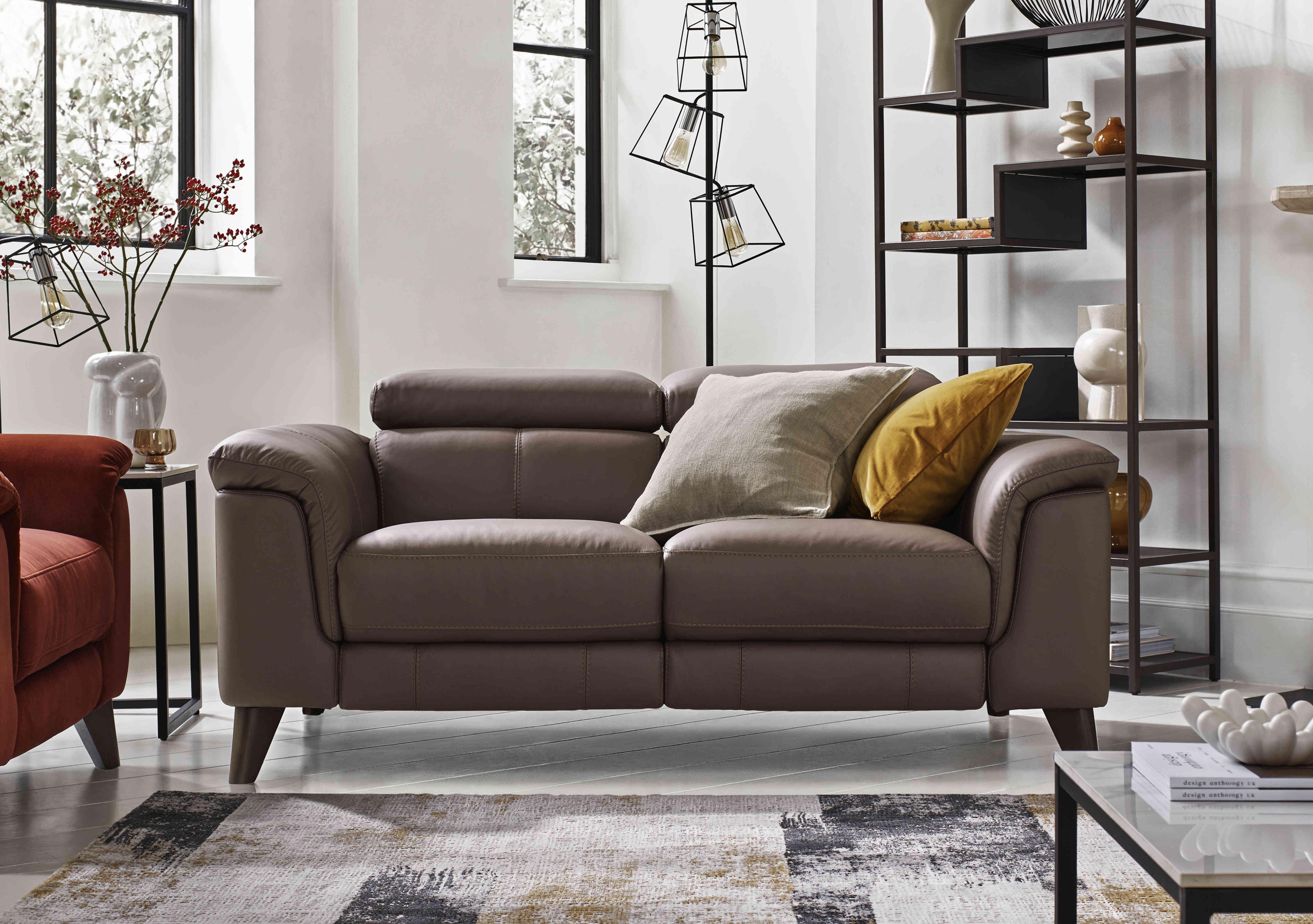 Wade 2 Seater Leather Sofa in  on Furniture Village