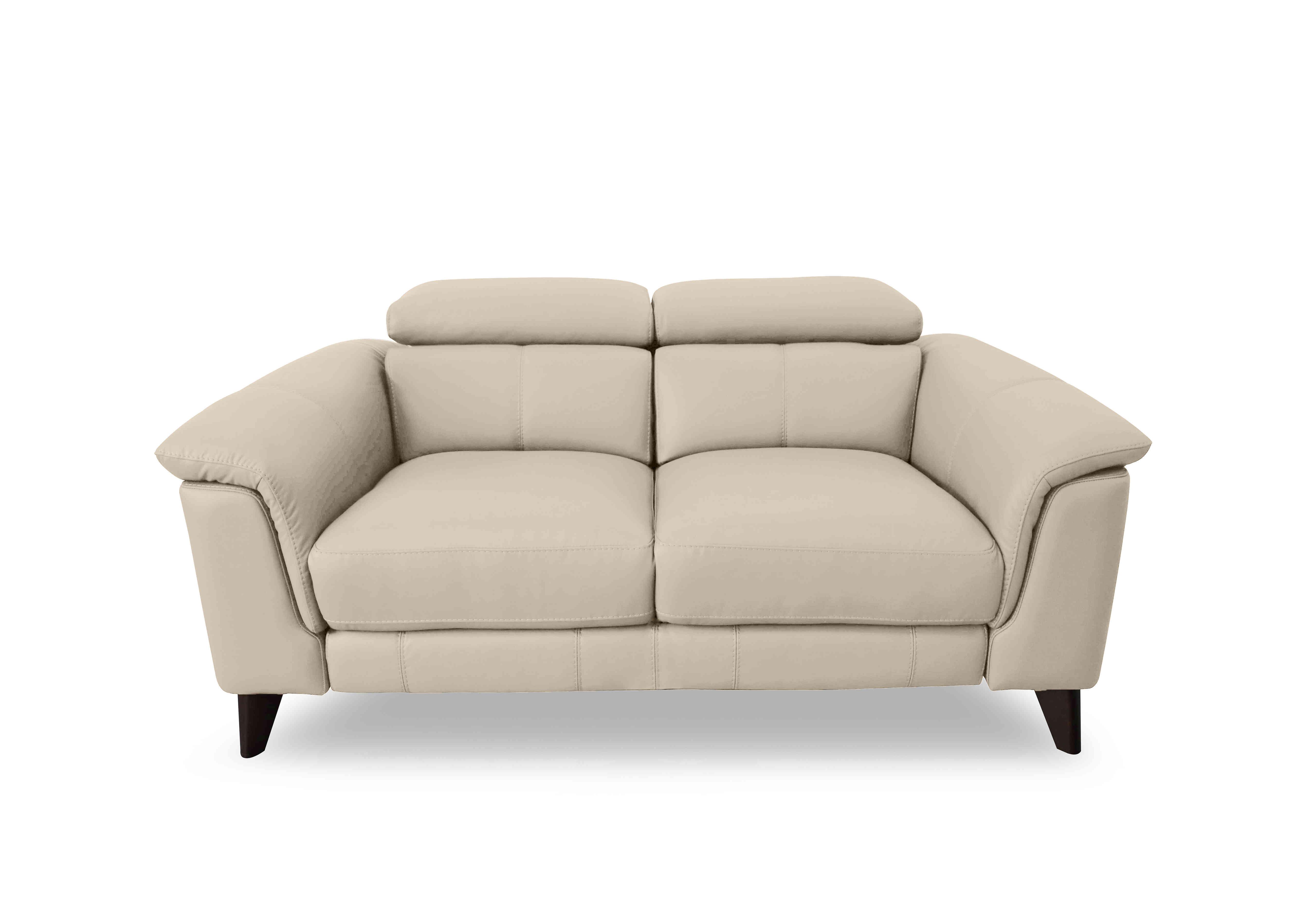 Wade 2 Seater Leather Sofa in Bv-862c Bisque on Furniture Village