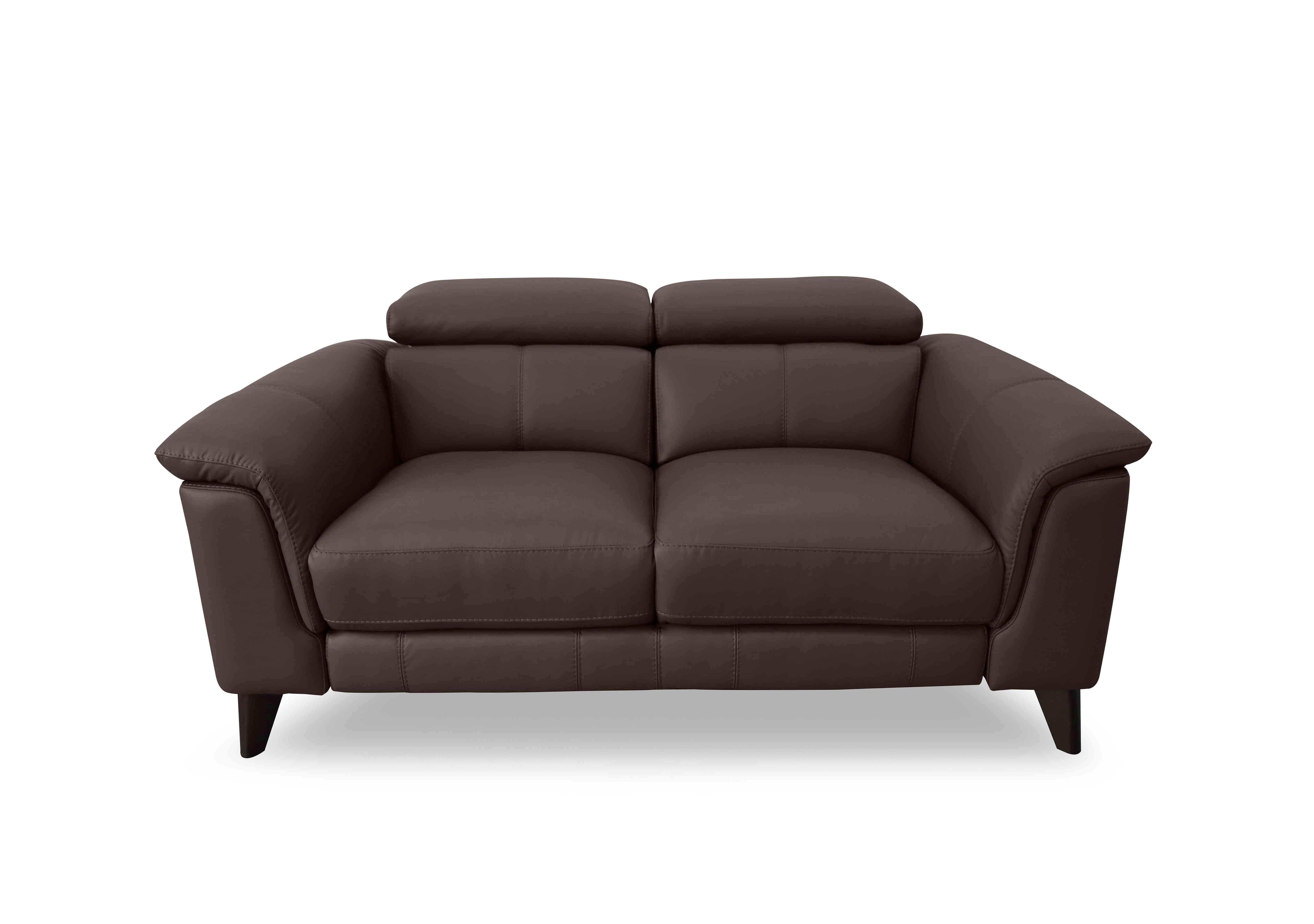 Wade 2 Seater Leather Sofa in Nw-512e Cacao on Furniture Village
