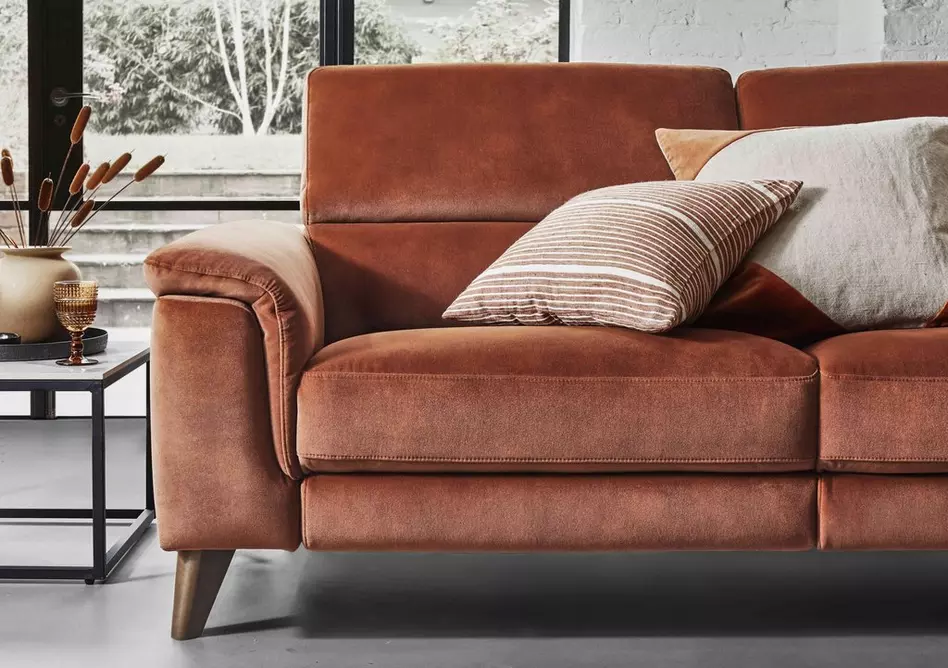 Wade 3 Seater Fabric Sofa