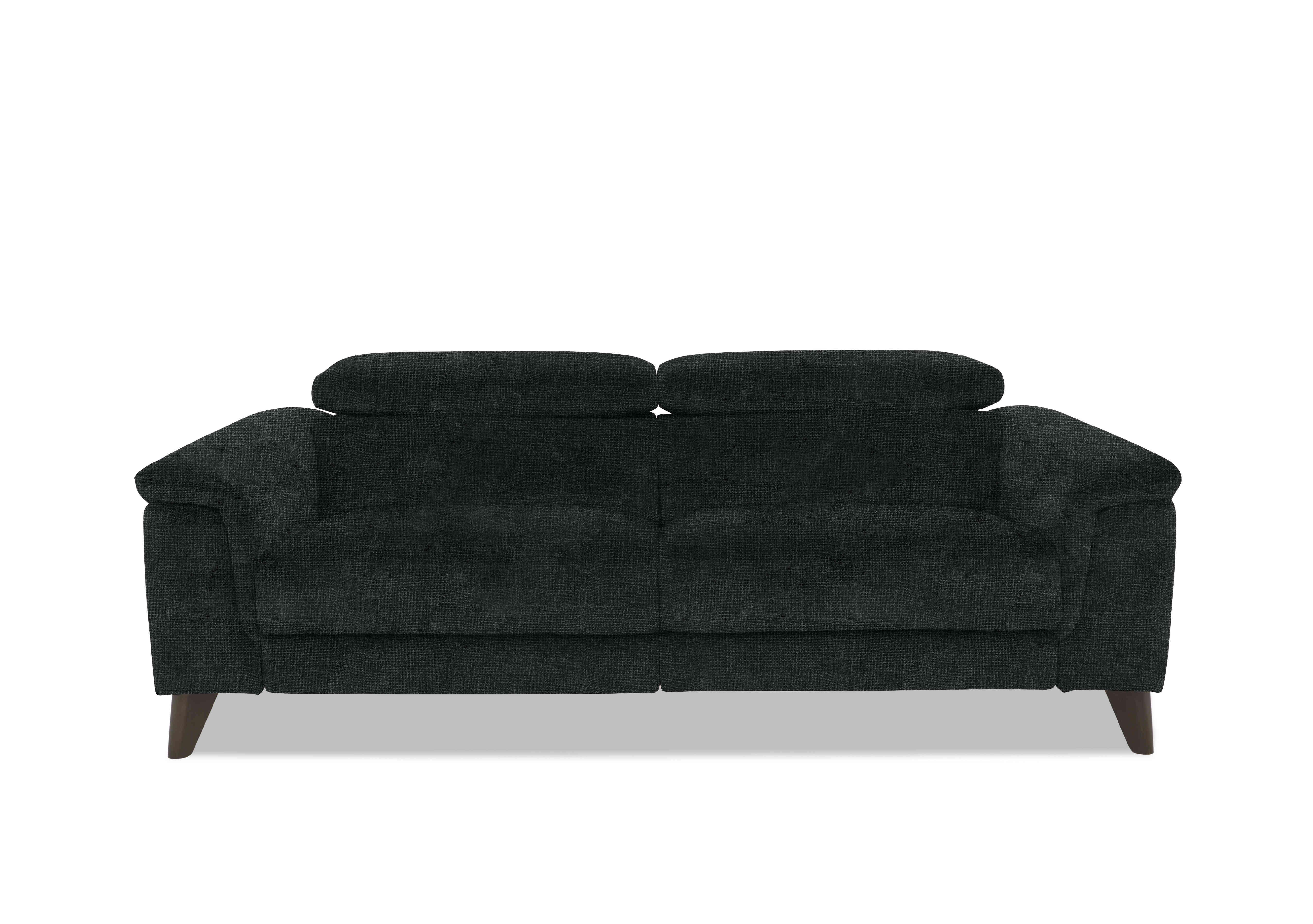 Wade 3 Seater Fabric Sofa in Fab-Cac-R463 Black Mica on Furniture Village