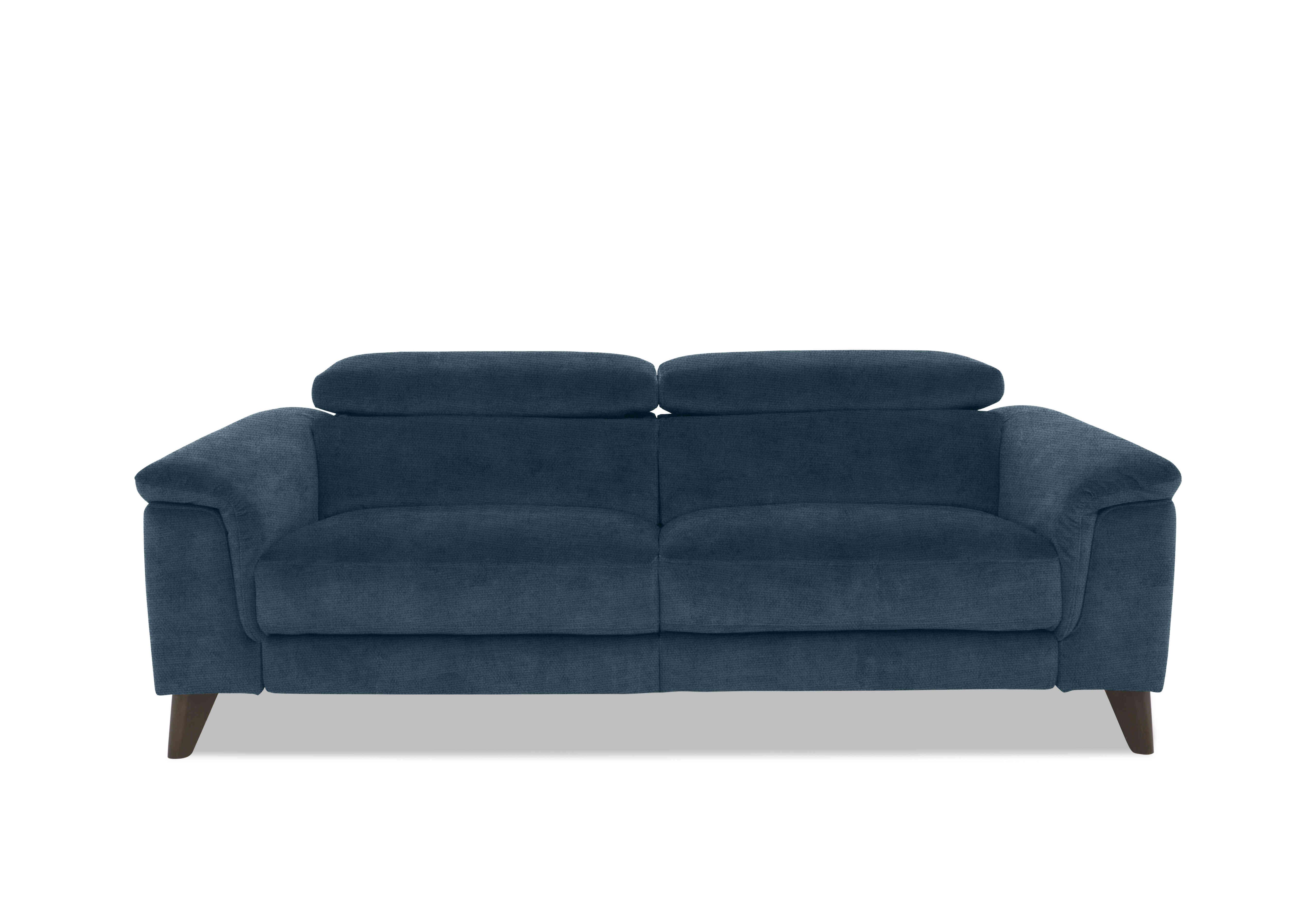 Wade 3 Seater Fabric Sofa in Fab-Coe-R006 Sapphire on Furniture Village