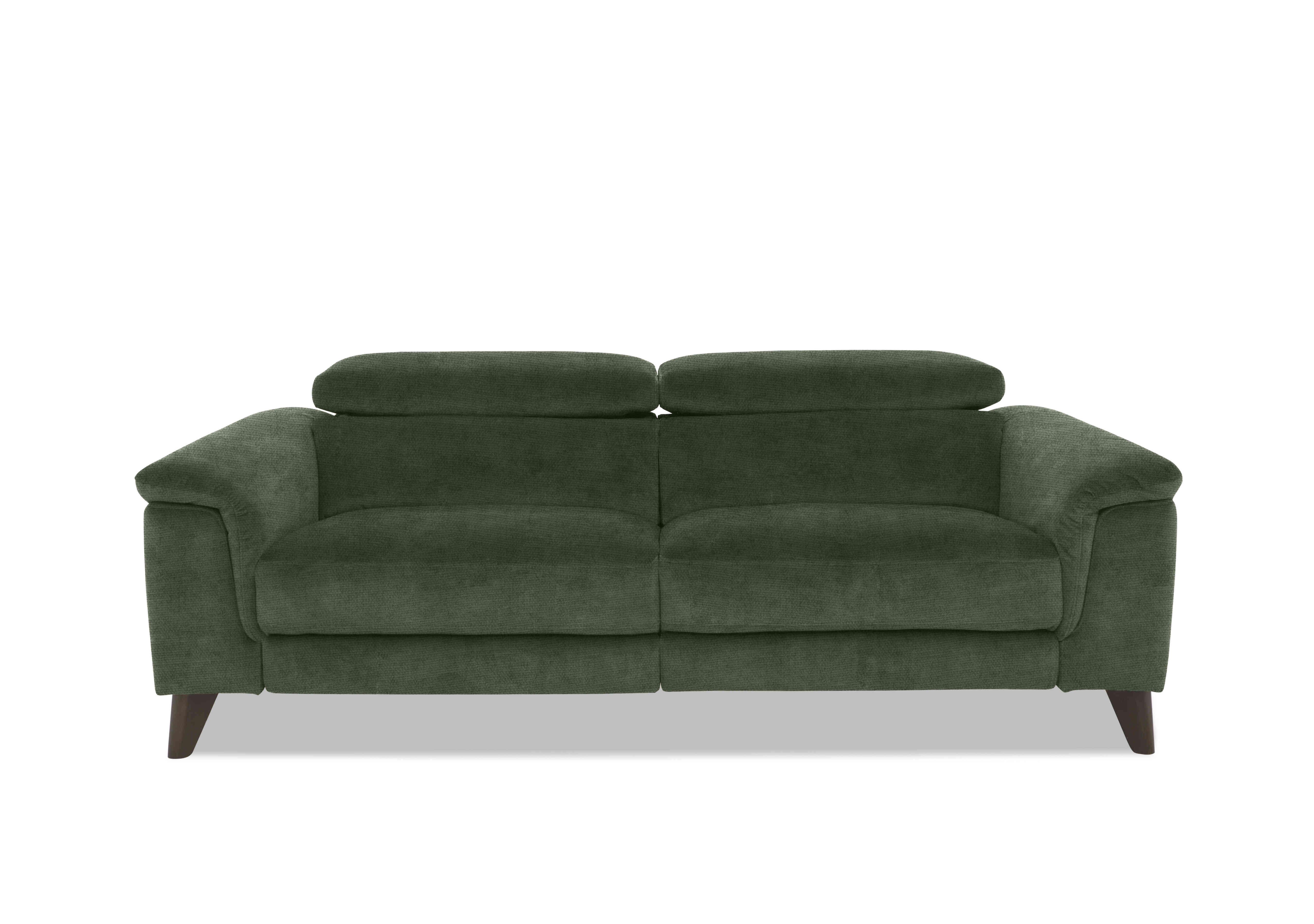 Wade 3 Seater Fabric Sofa in Fab-Coe-R801 Olive Green on Furniture Village