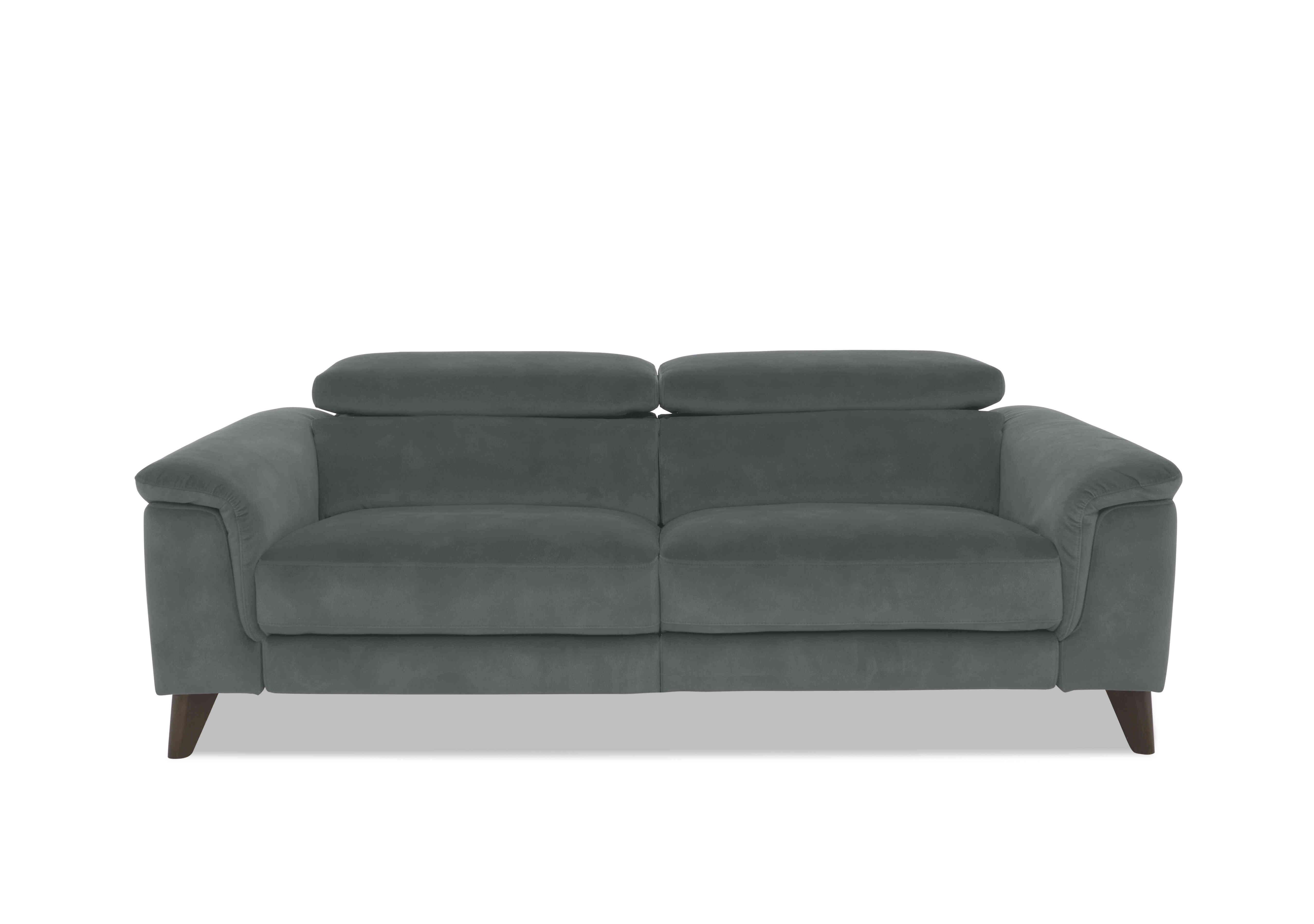 Wade 3 Seater Fabric Sofa in Fab-Meg-R20 Pewter on Furniture Village