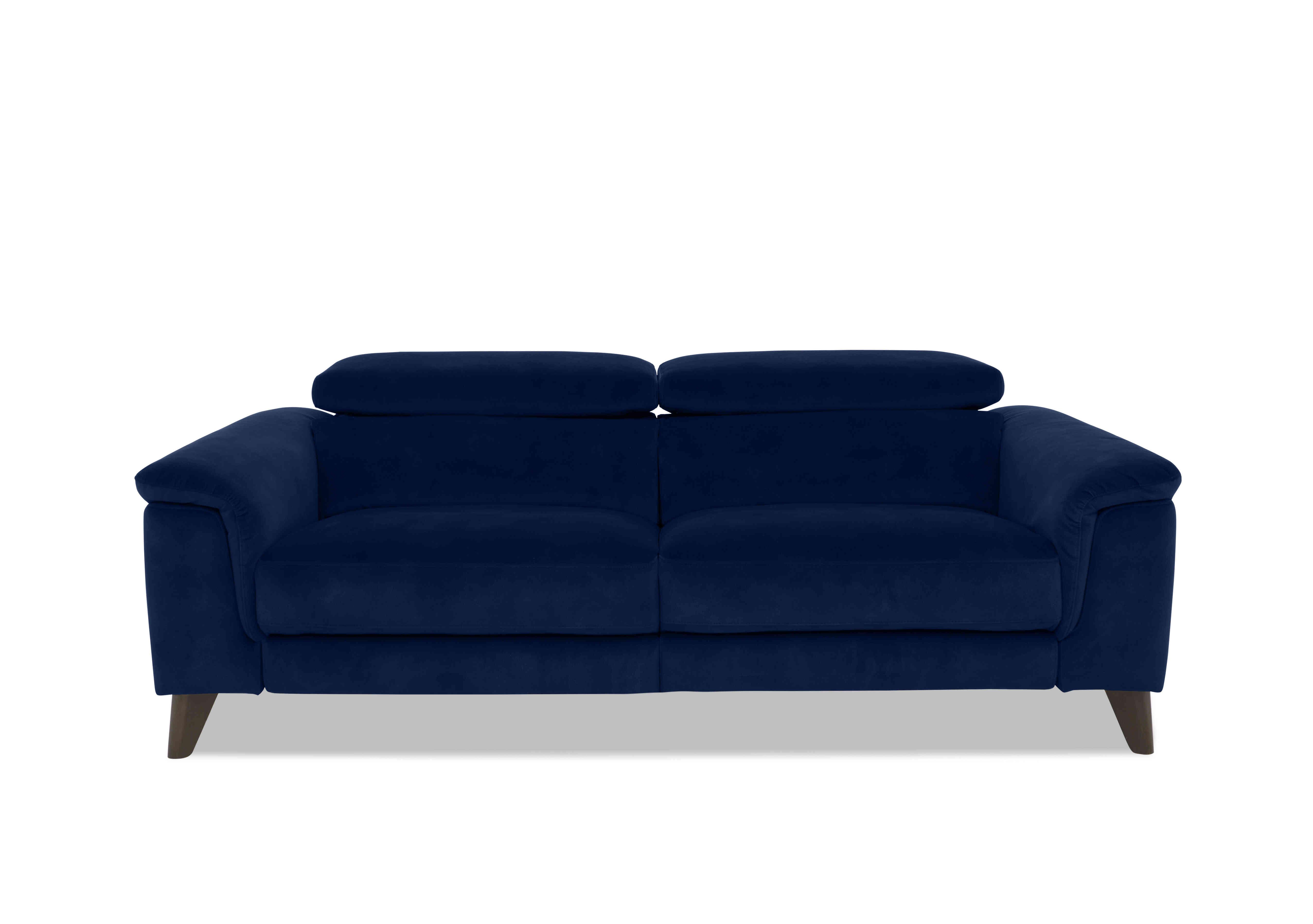 Wade 3 Seater Fabric Sofa in Fab-Meg-R28 Navy on Furniture Village