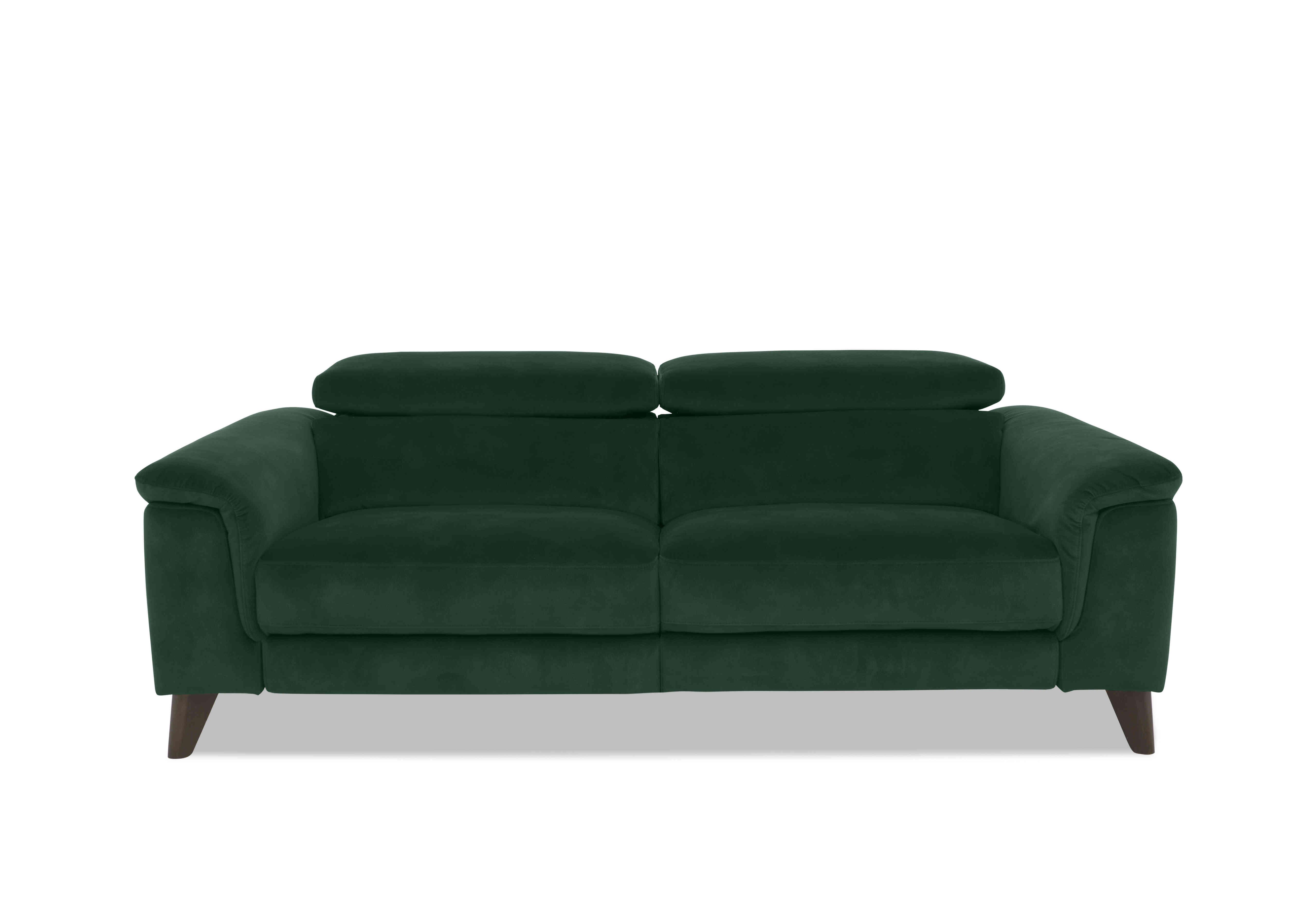 Wade 3 Seater Fabric Sofa in Fab-Meg-R37 Emerald Green on Furniture Village