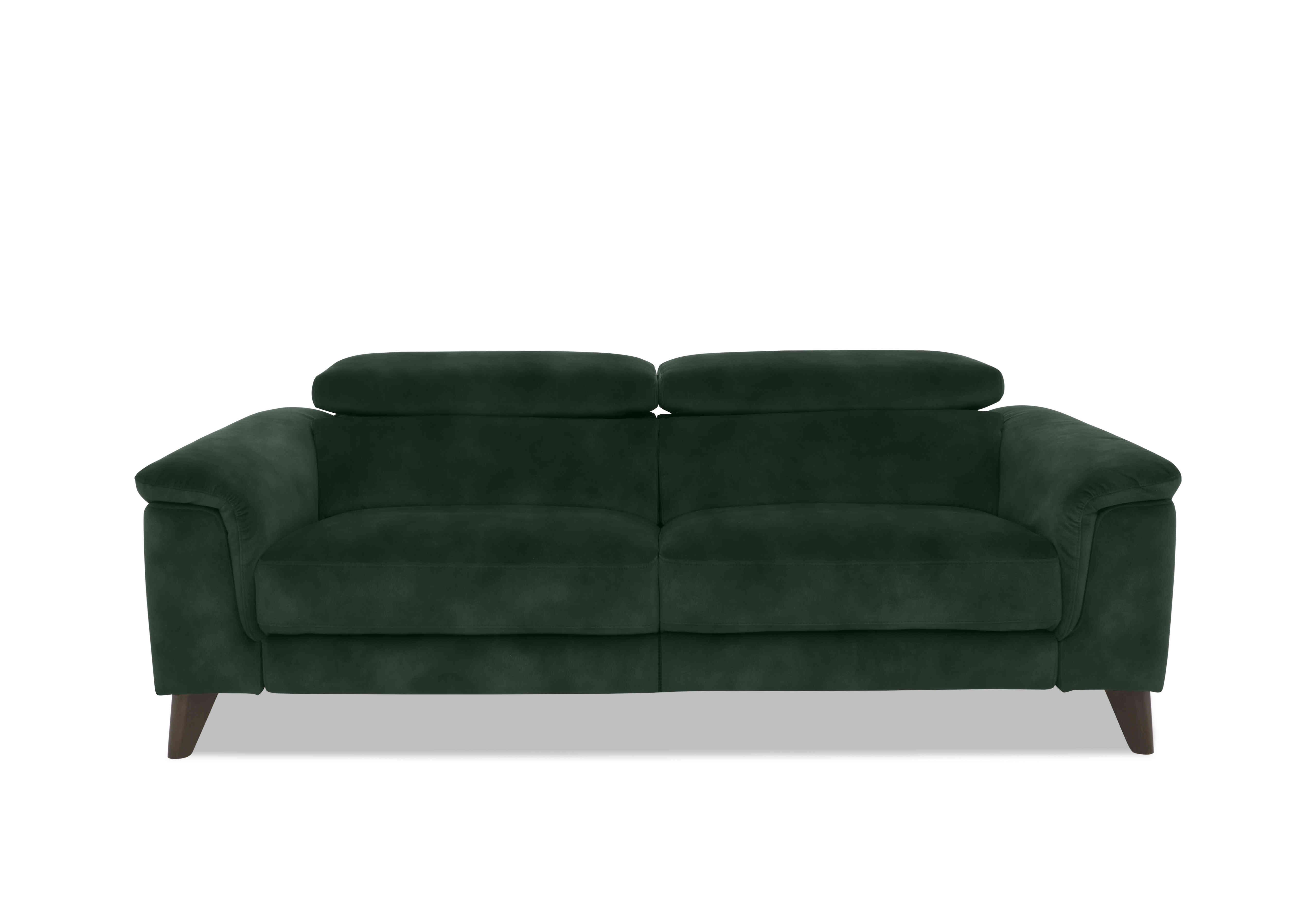 Wade 3 Seater Fabric Sofa in Sfa-Pey-R11 Dark Green on Furniture Village