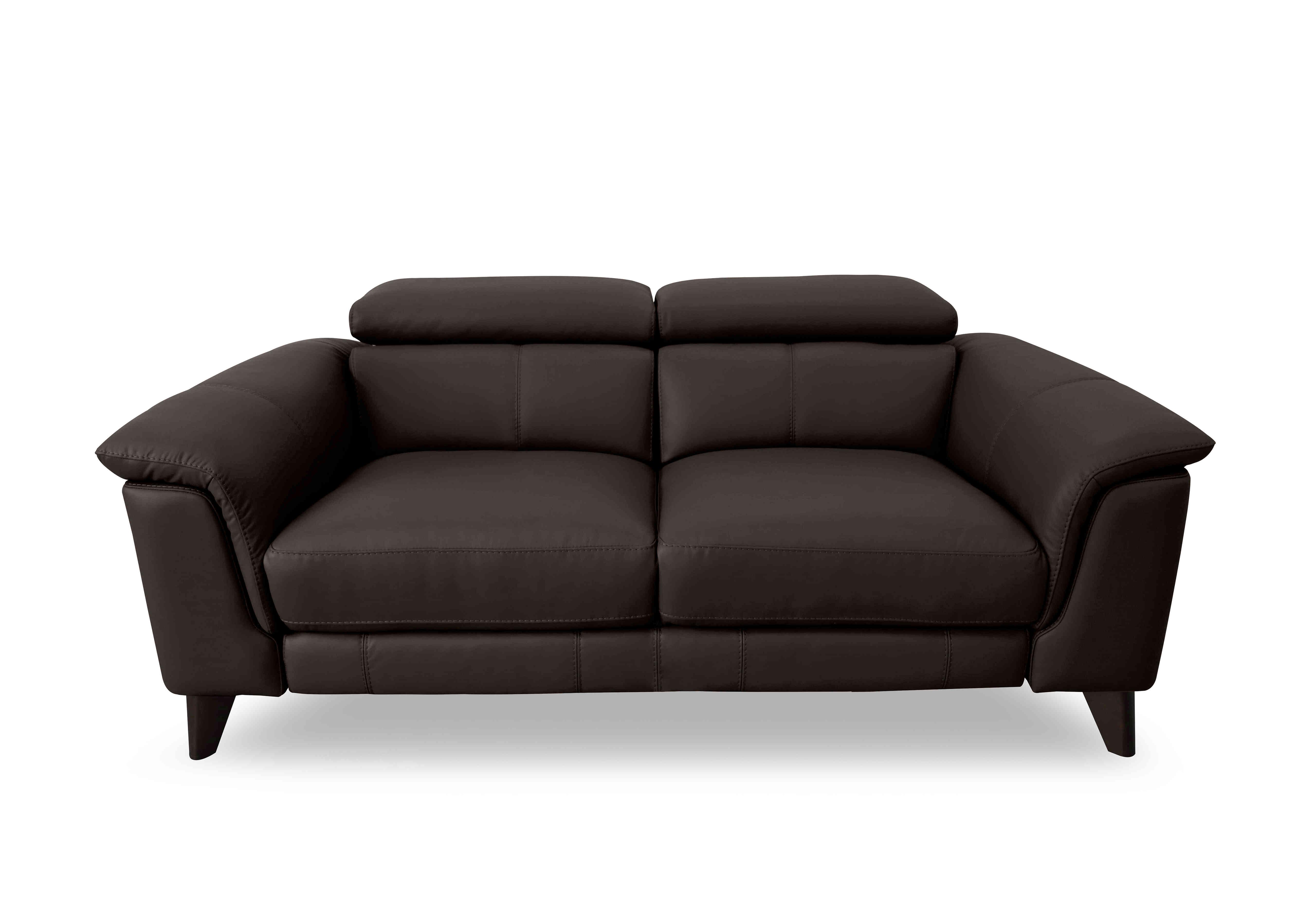 Wade 3 Seater Leather Sofa in Bv-1748 Dark Chocolate on Furniture Village