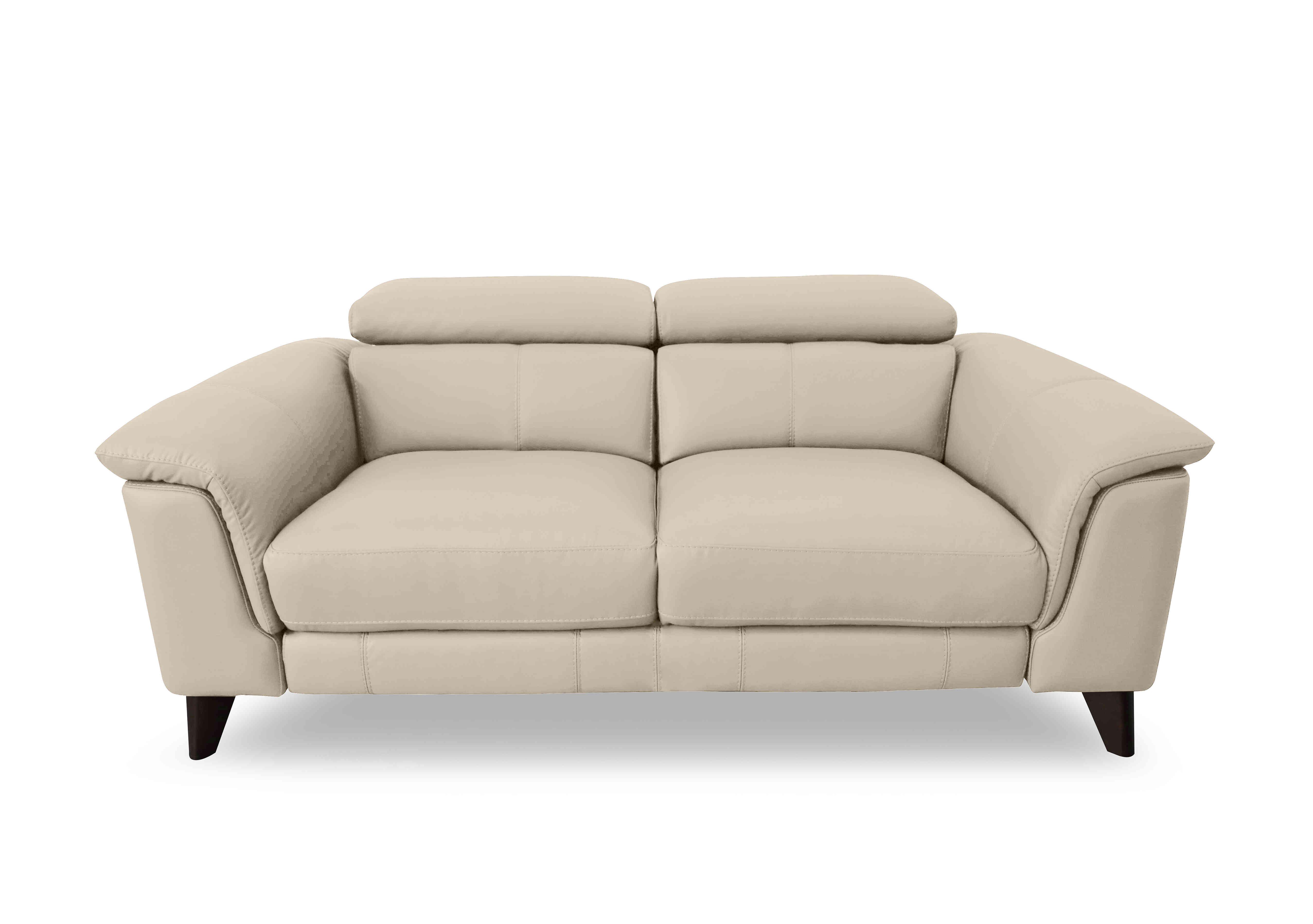 Wade 3 Seater Leather Sofa in Bv-862c Bisque on Furniture Village