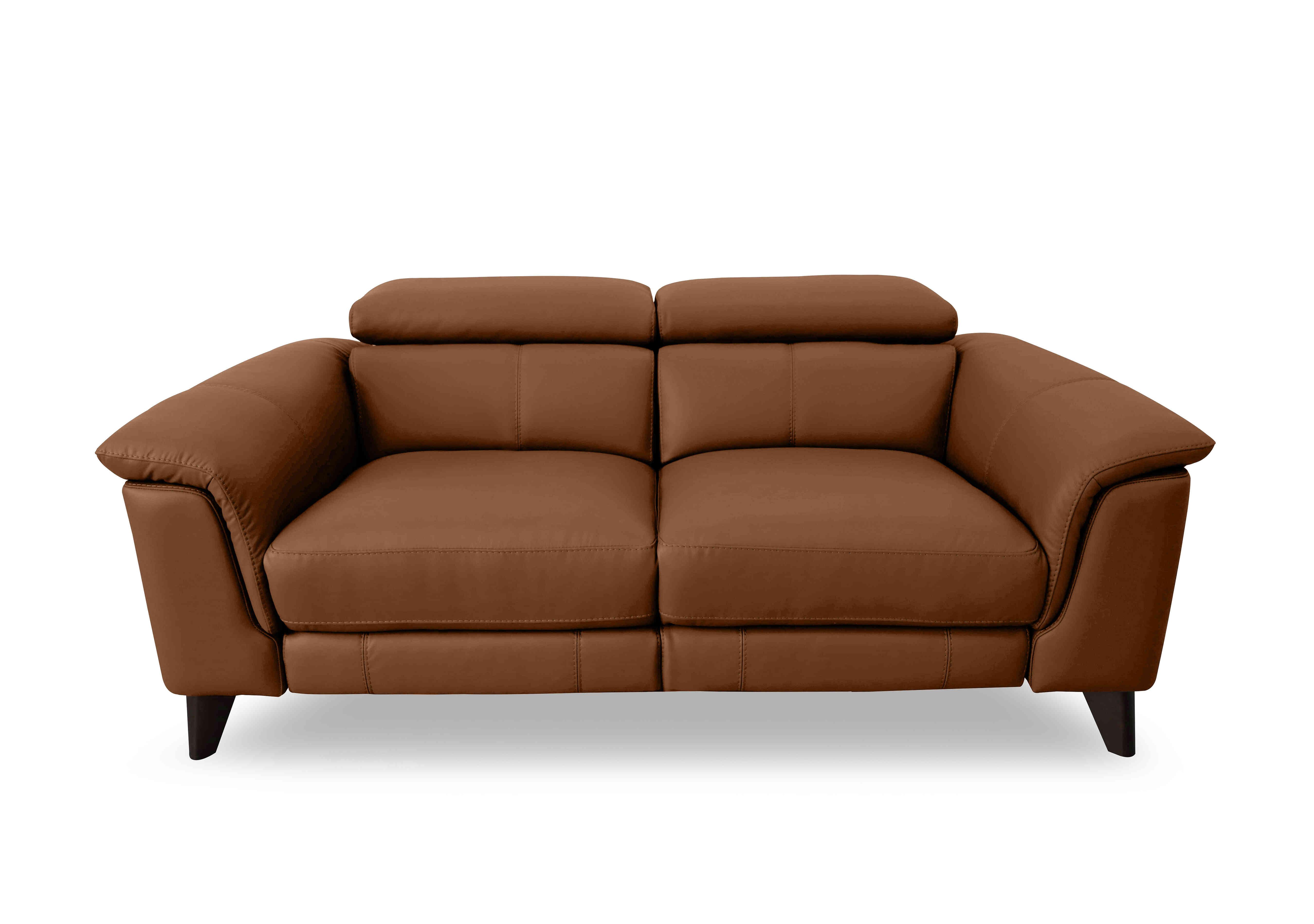 Wade 3 Seater Leather Sofa in Nw-334e Pecan on Furniture Village