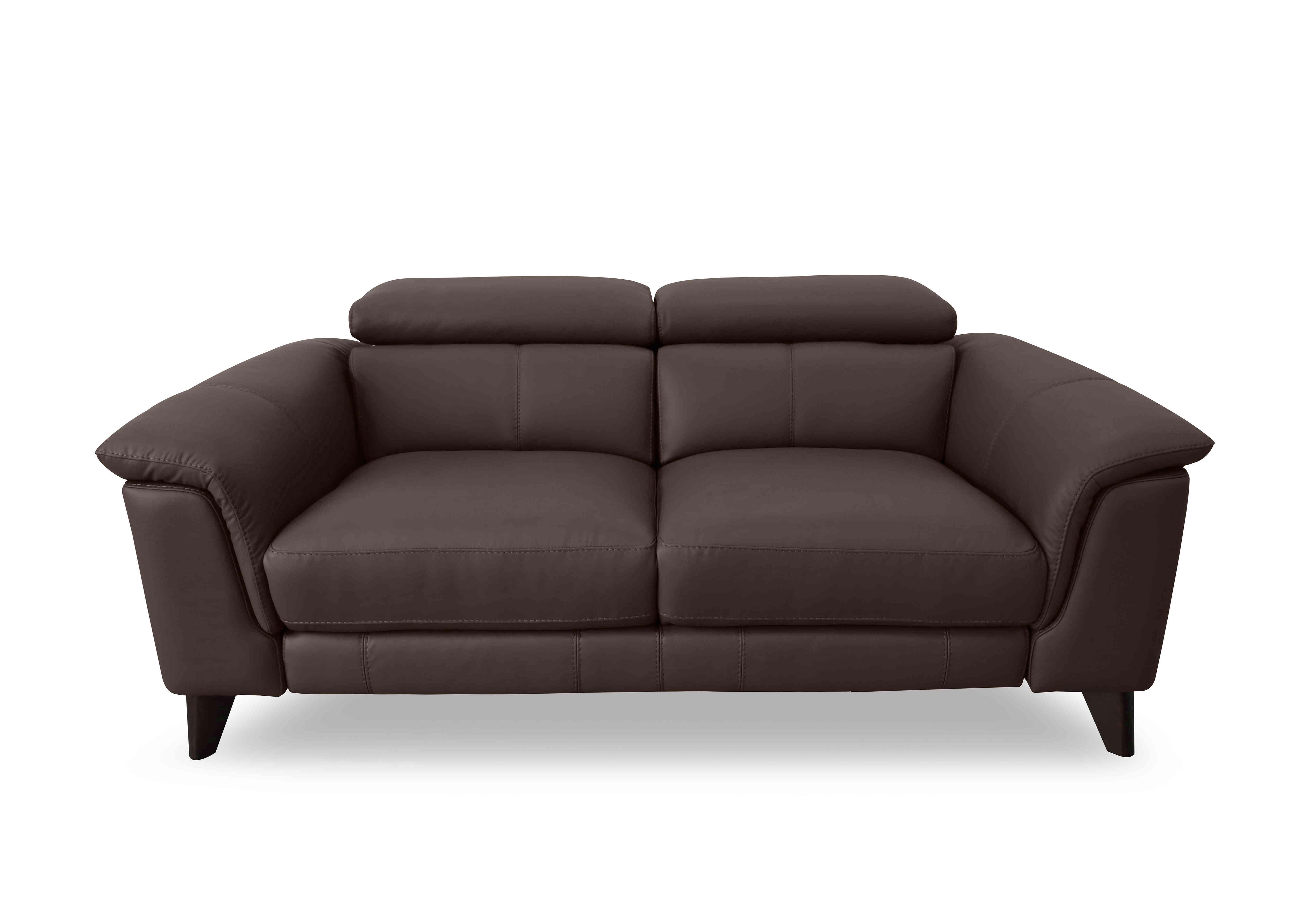Wade 3 Seater Leather Sofa in Nw-512e Cacao on Furniture Village