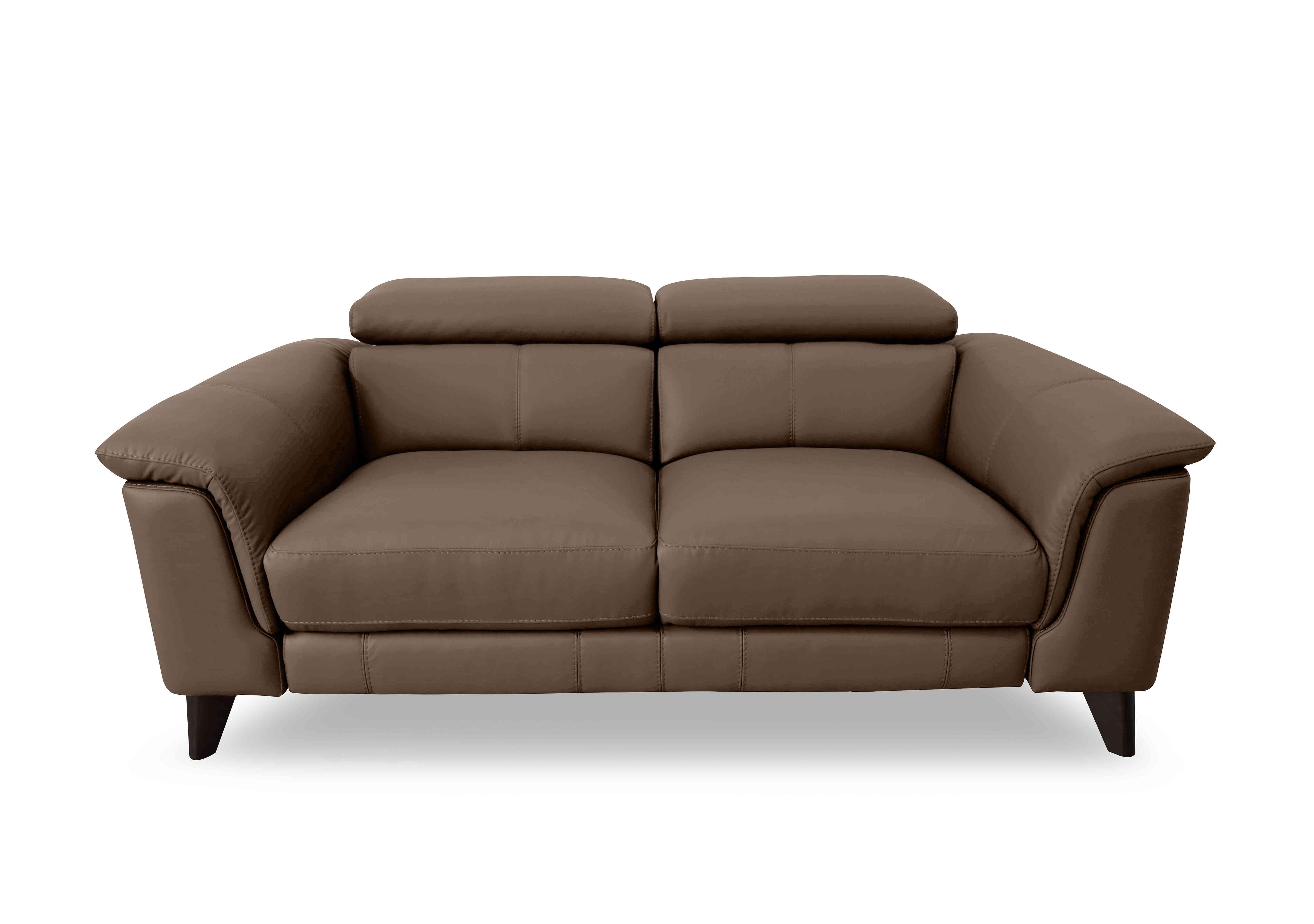 Wade 3 Seater Leather Sofa in Nw-586e Fawn on Furniture Village