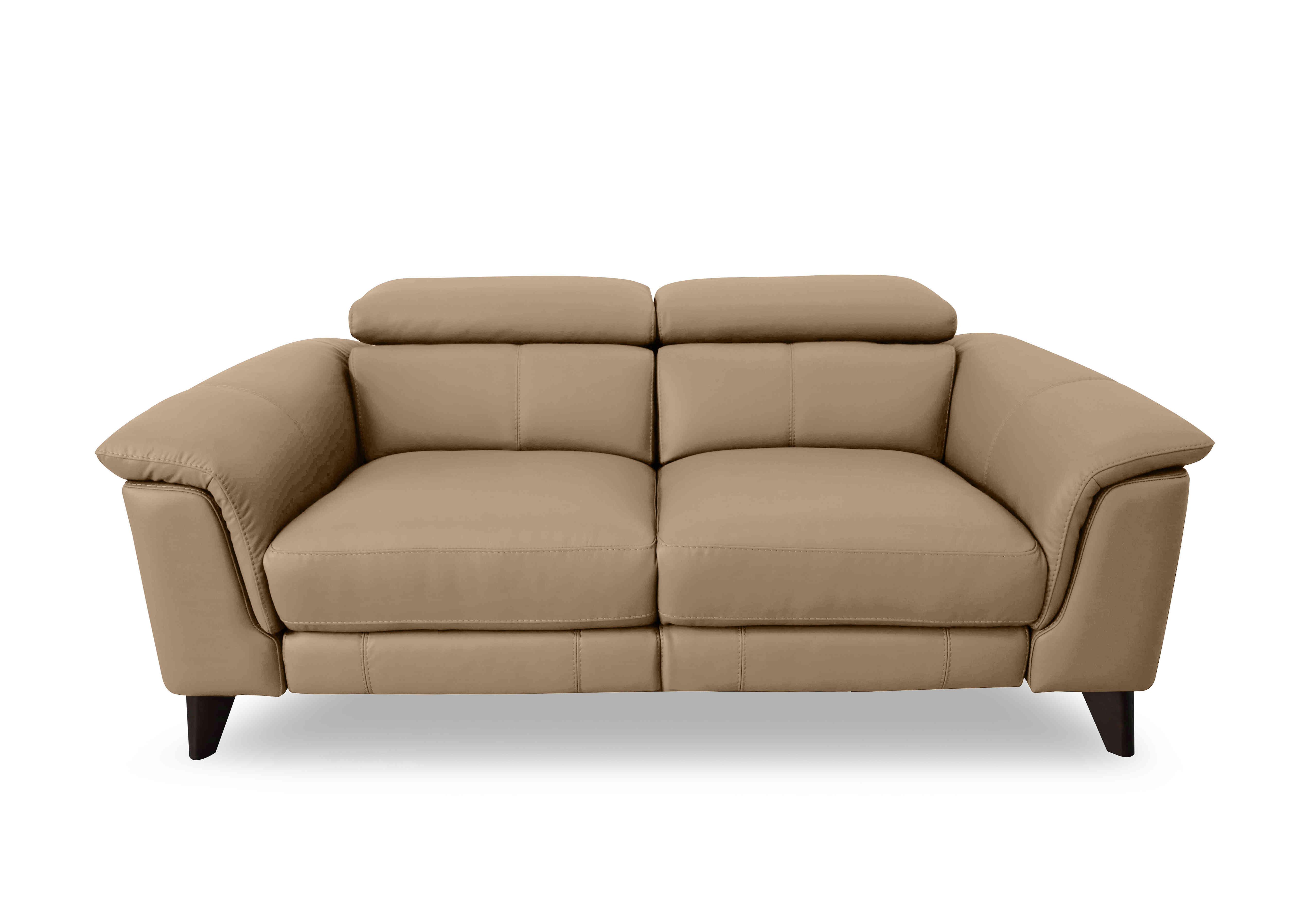Wade 3 Seater Leather Sofa in Nw-8475 Nude on Furniture Village